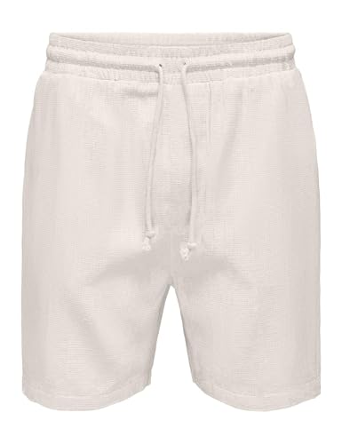 Only & Sons Onstrev Life pantaloncini uomo M gardenia cotone