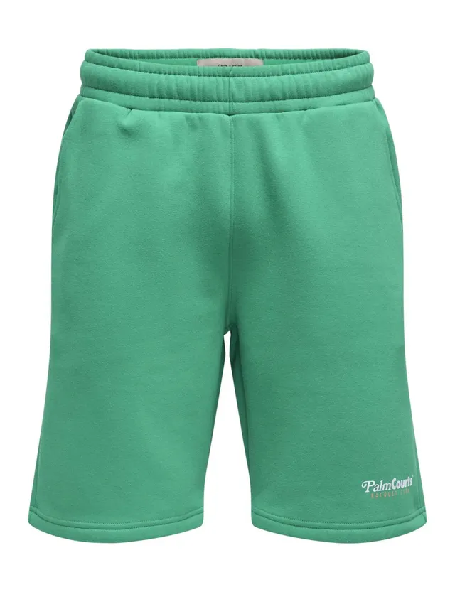 ONLY & SONS Onsten Pantaloncini Tuta Nero Cotone Sport