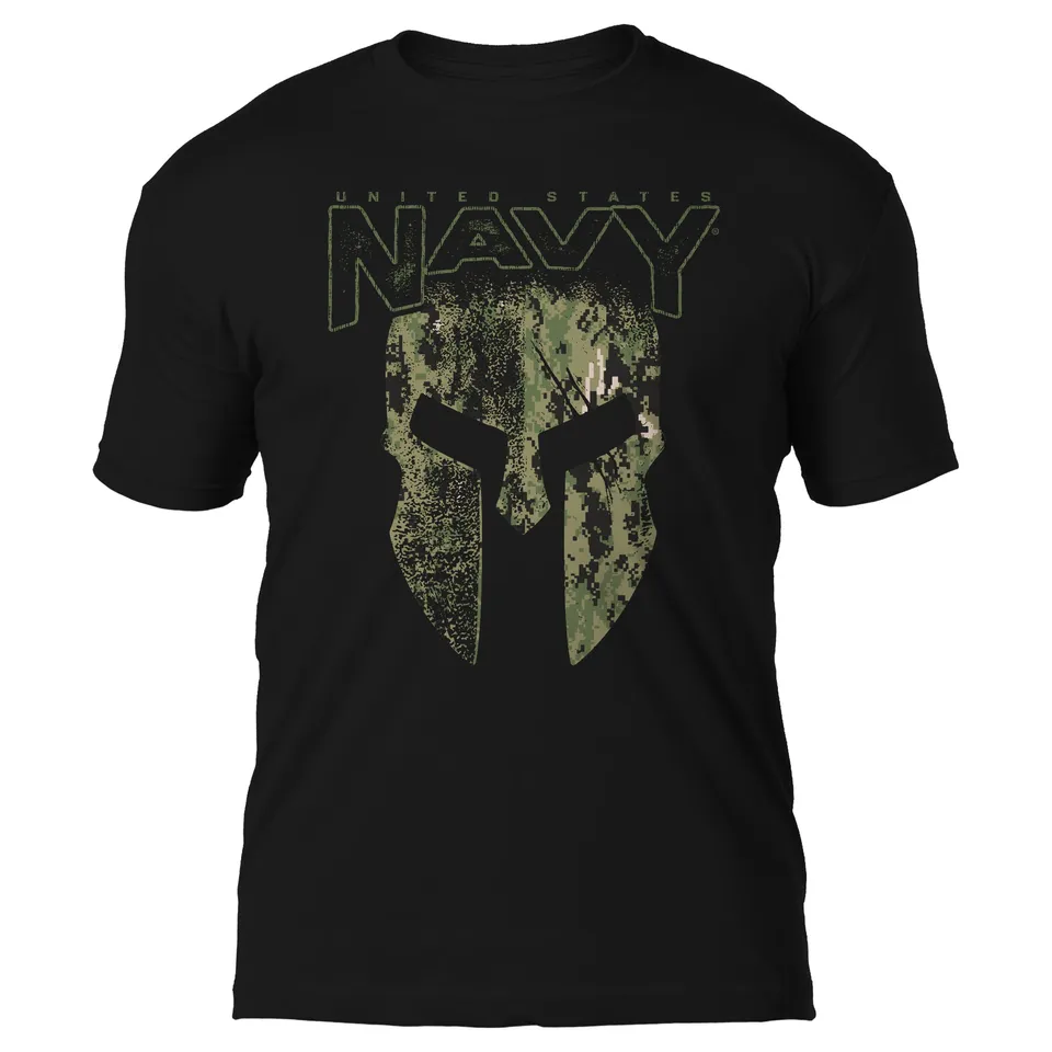 7.62 Design US Navy Spartan t-shirt nera cotone