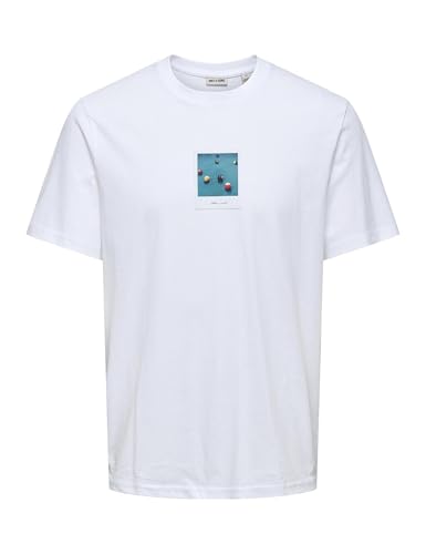 Only & Sons Onsmilo Photo Reg SS Tee T-Shirt Uomo M Maniche Corte