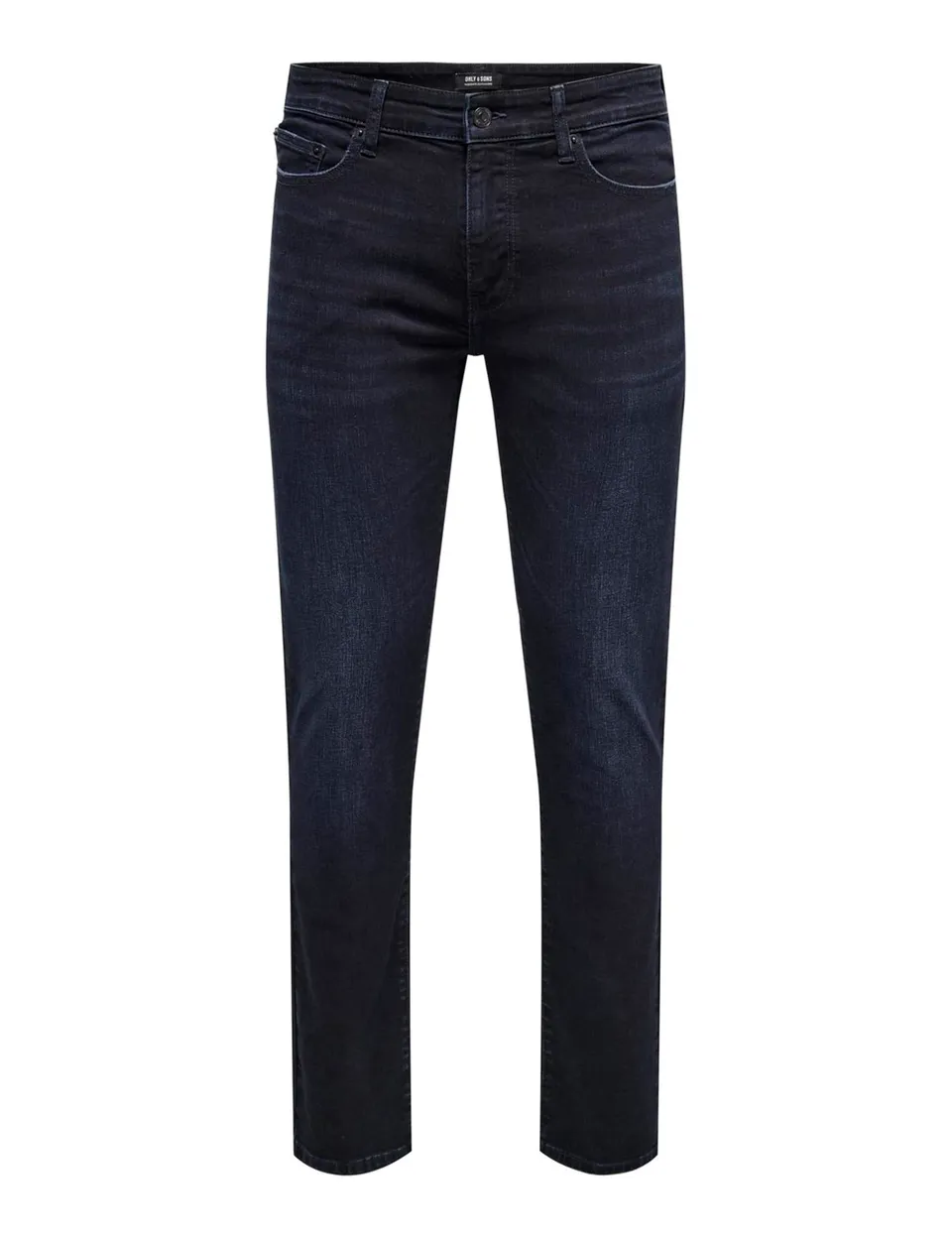 Only & Sons Loom Jeans Uomo Slim Vita Bassa Dark Grey