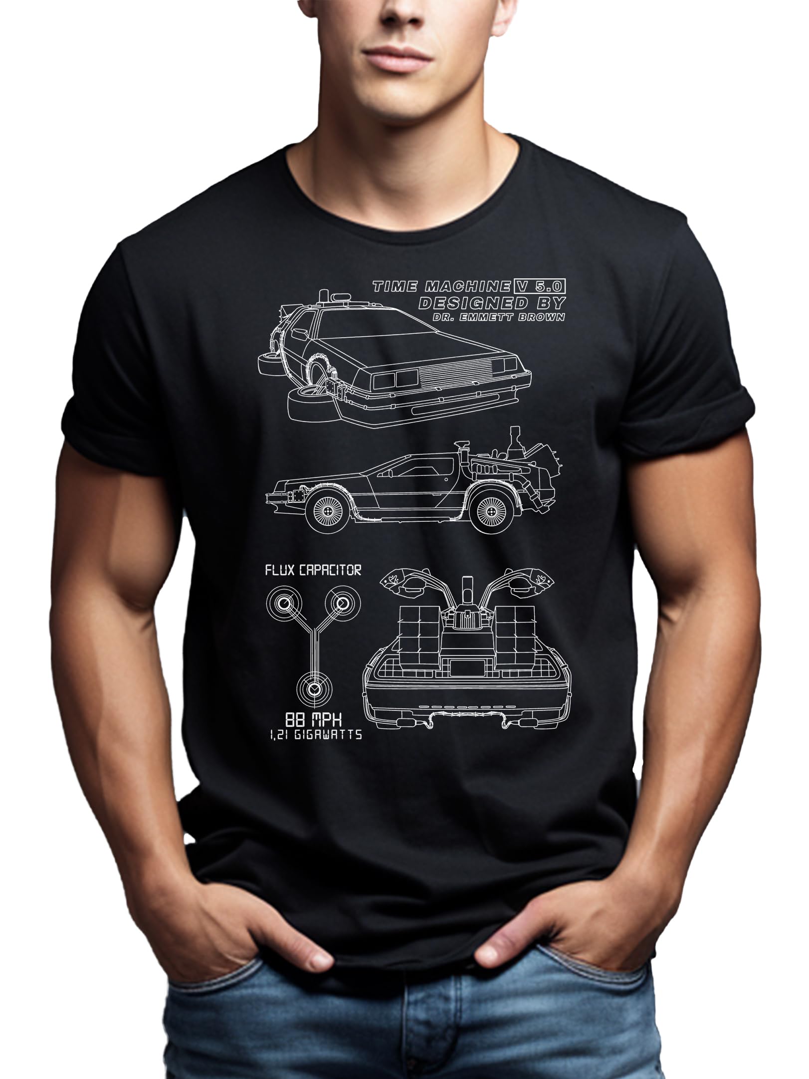 MAKAYA Deloran Future T-Shirt Uomo Manica Corta