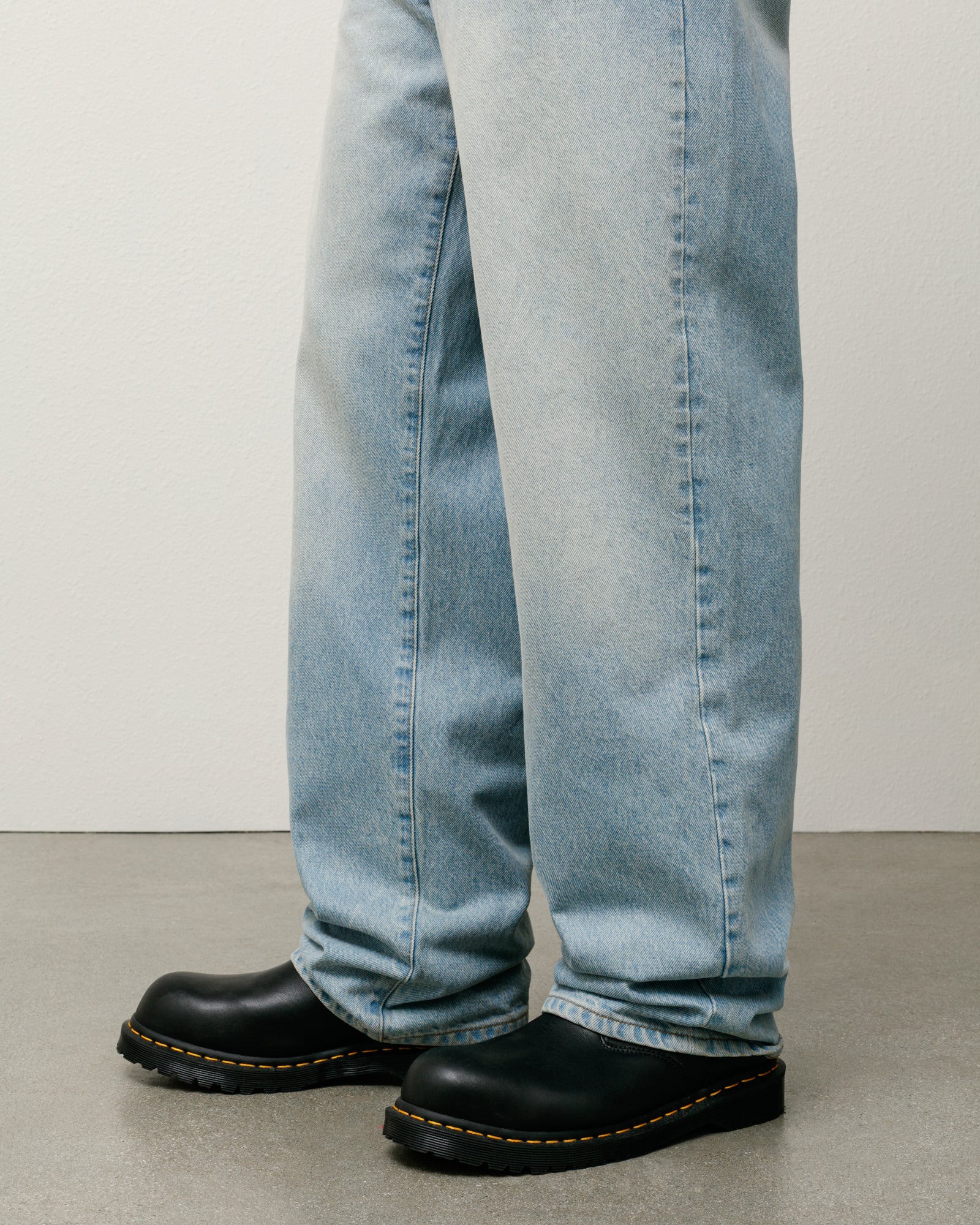 Stussy New Classic Jean Denim jeans light wash cotone