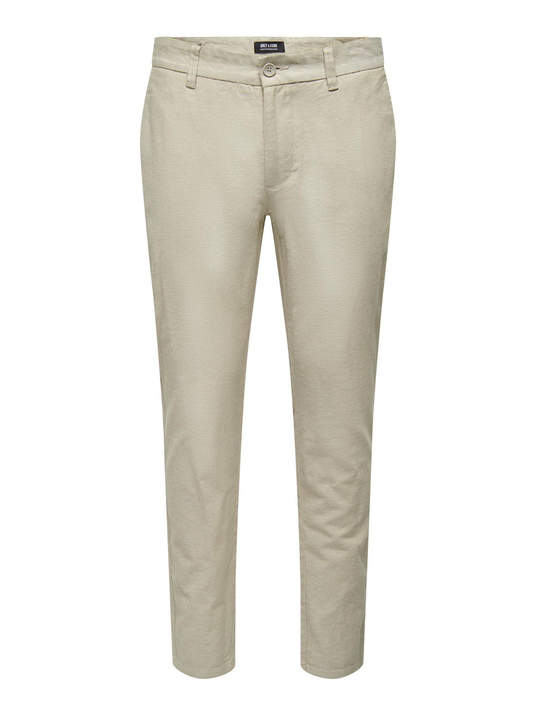 Only & Sons Onsmark pantaloni uomo 36W/32L gessato grigio