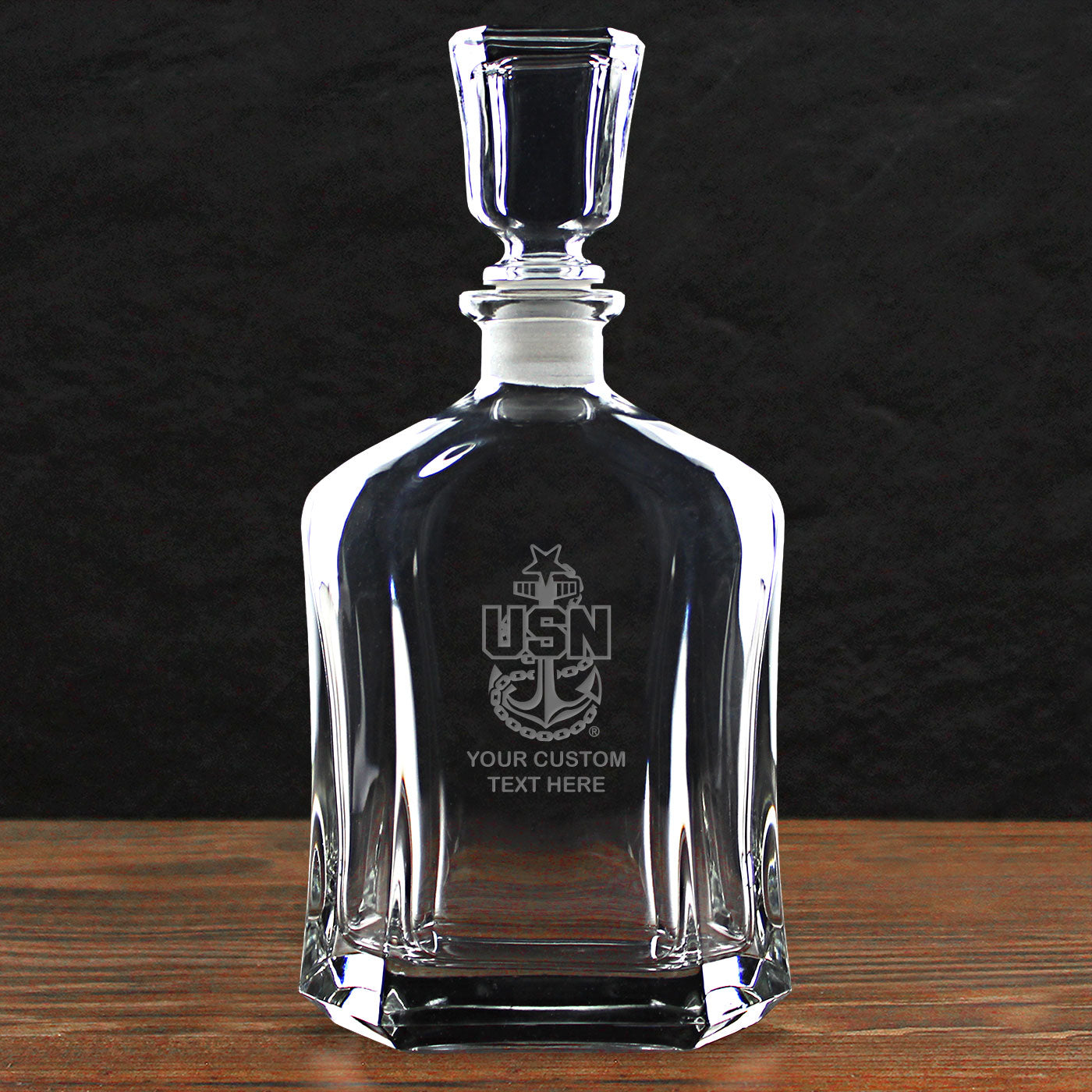 7.62 Design US Navy Eagle decanter whiskey vetro 23.75oz