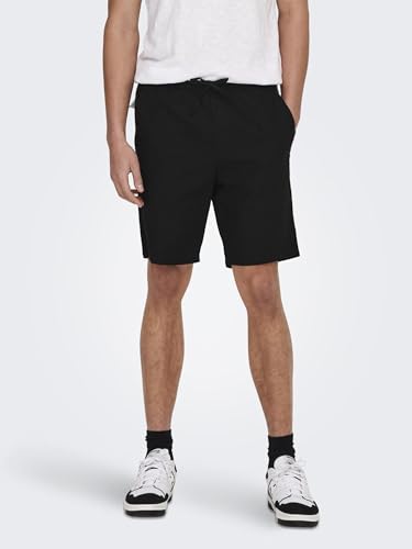 Only & Sons Onslinus loose fit shorts uomo in lino