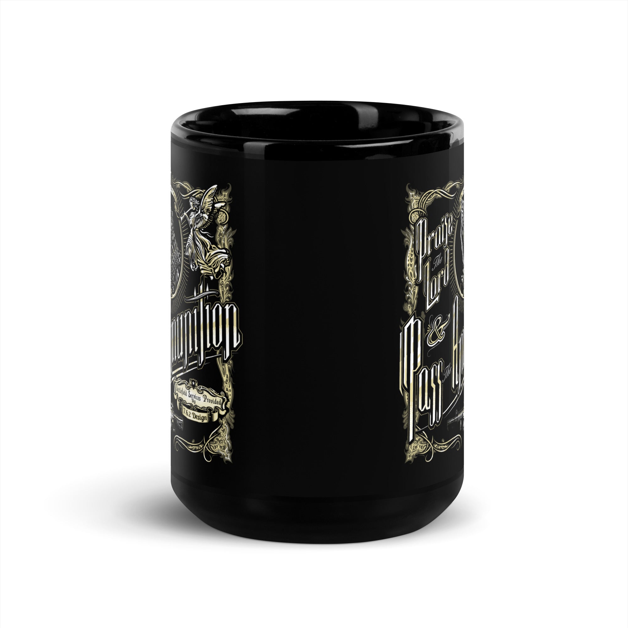 7.62 Design Praise The Lord Tazza ceramica nera 15oz