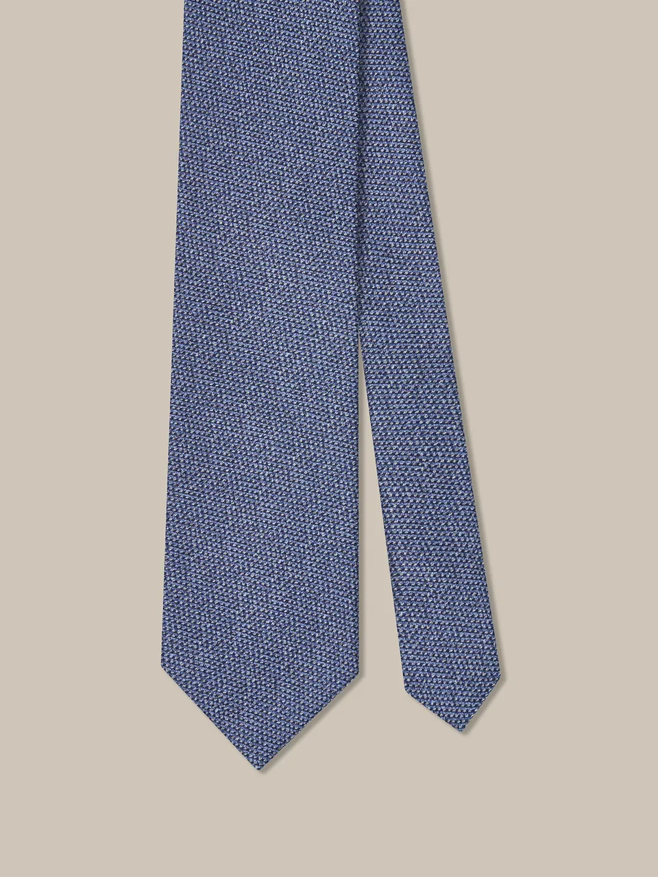 Robert Talbott Twill Check Best of Class Cravatta Seta Blu REG