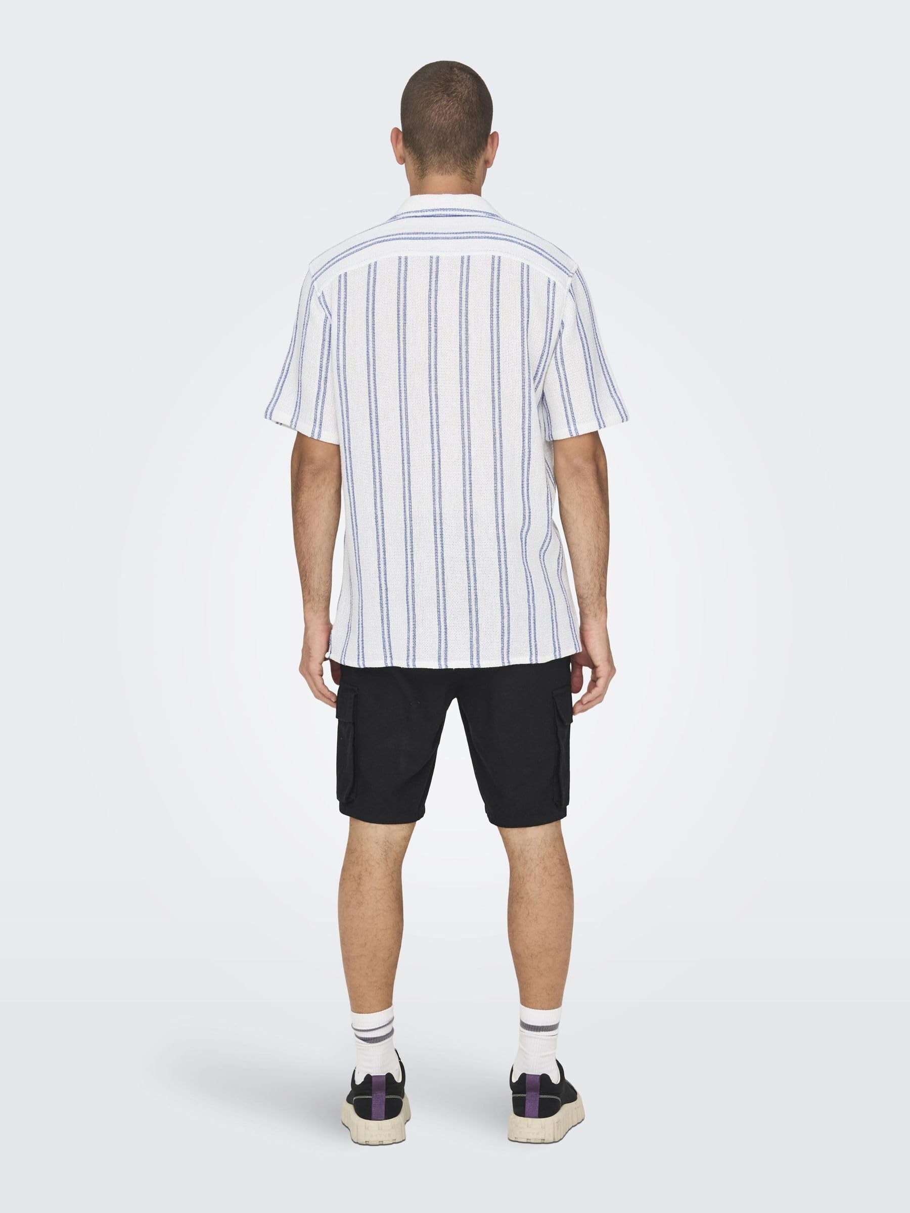 ONLY & SONS Onstrev Camicia Uomo XXL Cloud Dancer