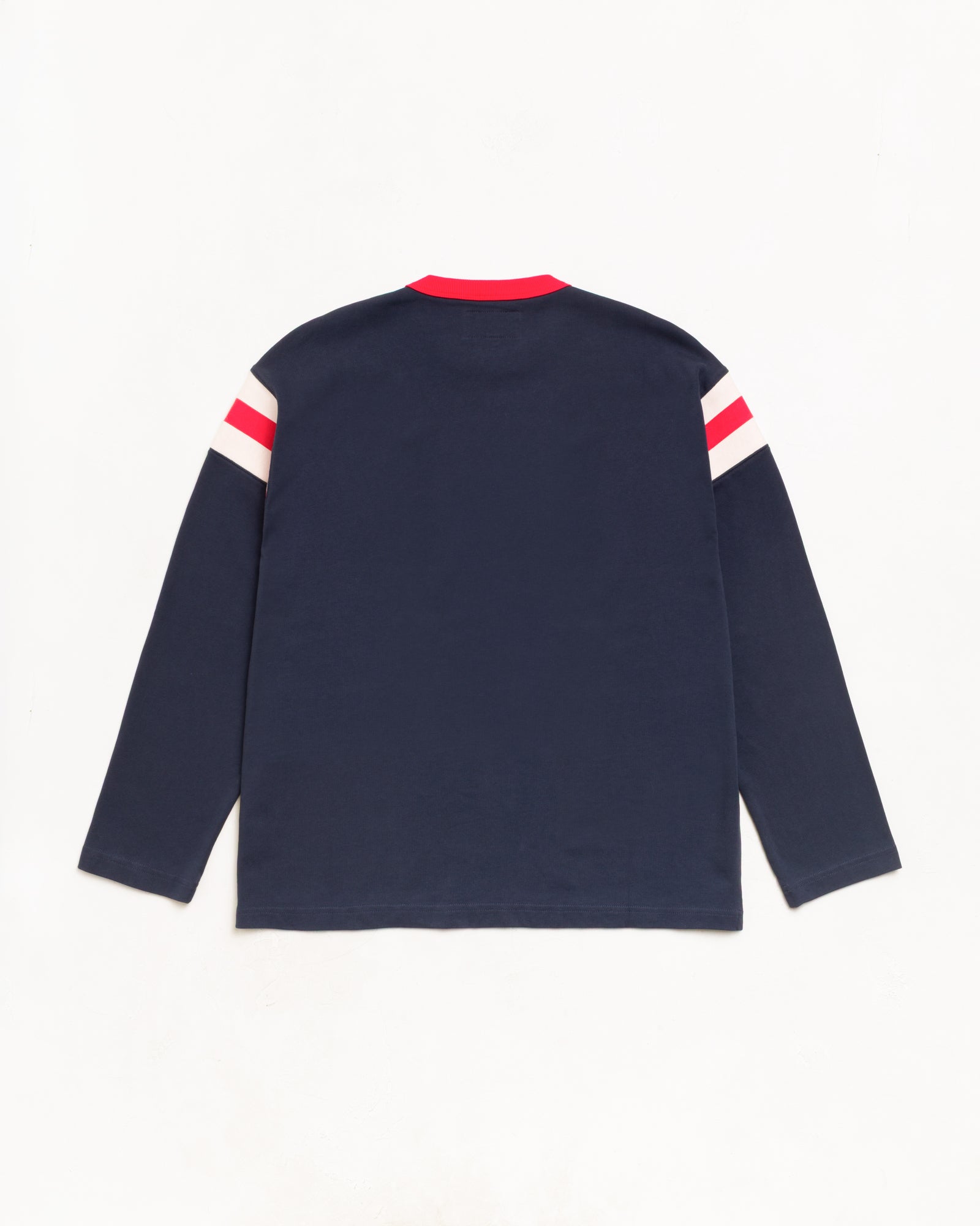 Stussy LS Ringer Tee Maglietta Ink Maniche Lunghe Cotone