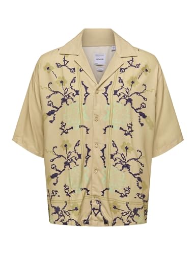 ONLY & SONS Onsalf RLX Flower camicia uomo M floreale