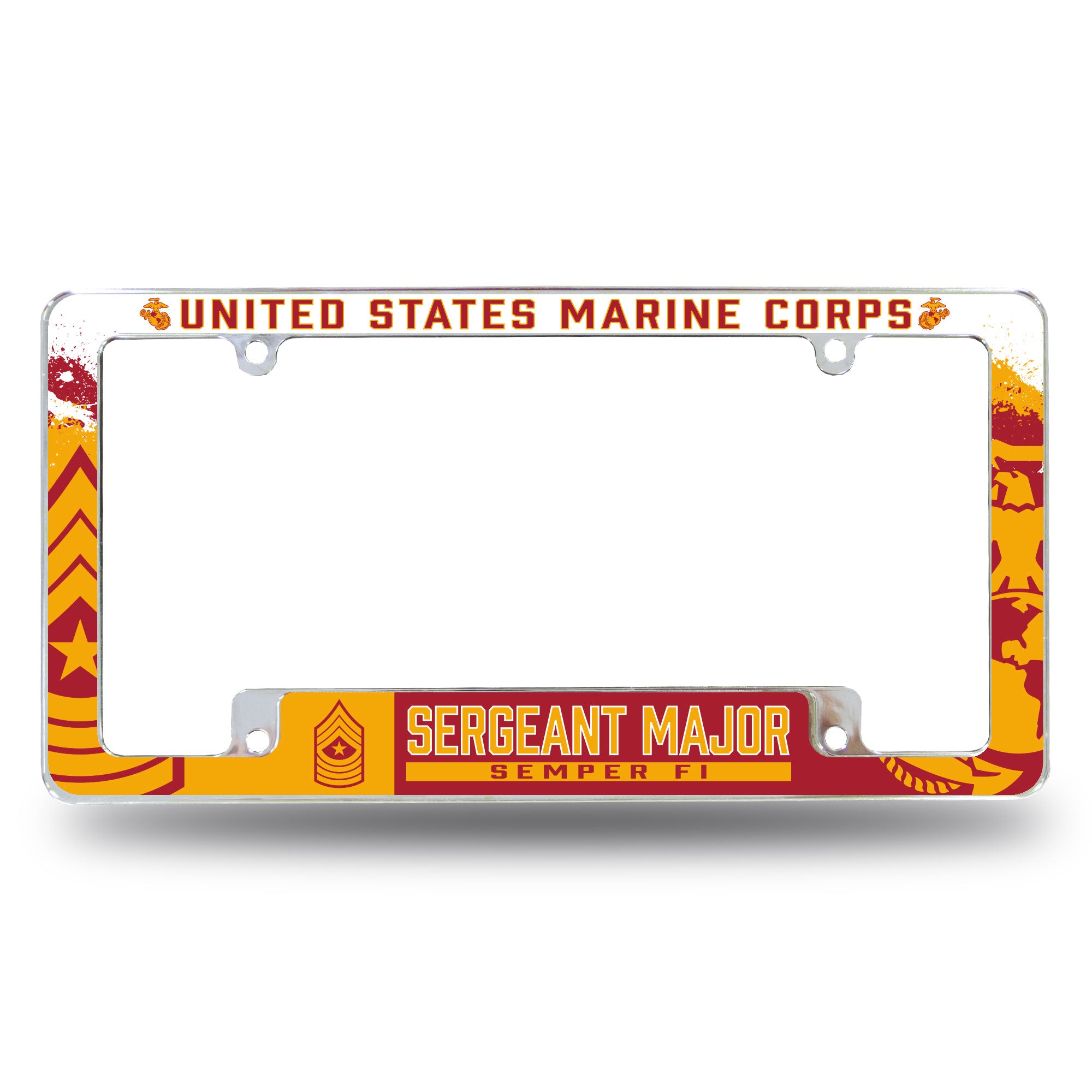 7.62 Design USMC E-9 Sergeant Major Cornice targa cromata