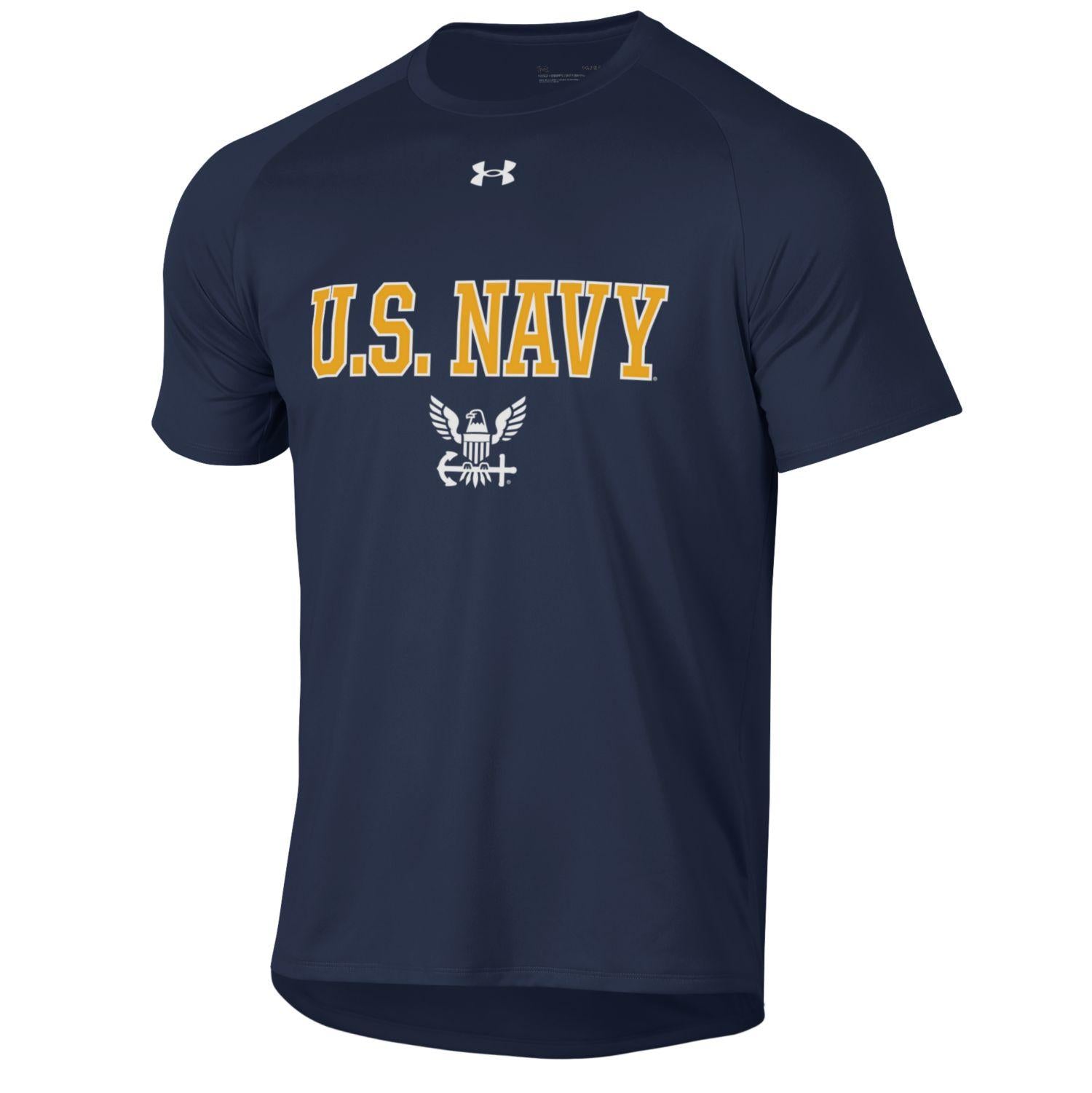 Under Armour US Navy Tech t-shirt uomo blu navy antisudore