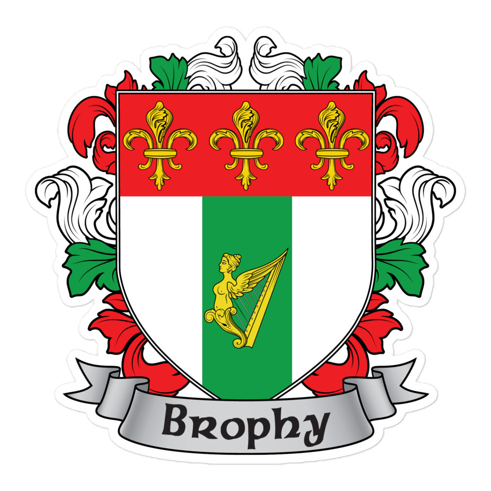 7.62 Design Brophy Coat of Arms Adesivo vinile 7,6 cm stemma