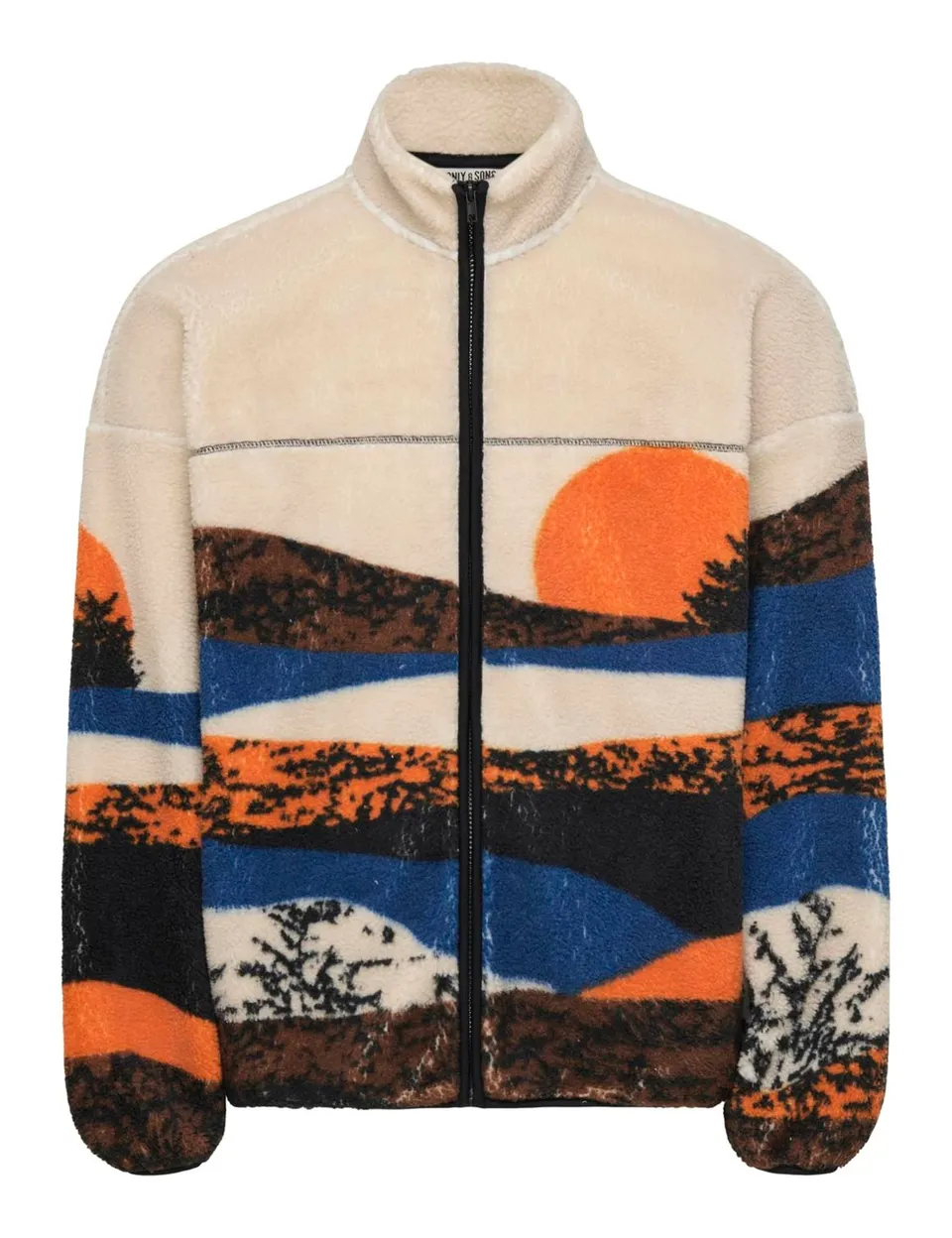 Only & Sons Onsadam Felpa Uomo Girocollo Raggio di Luna