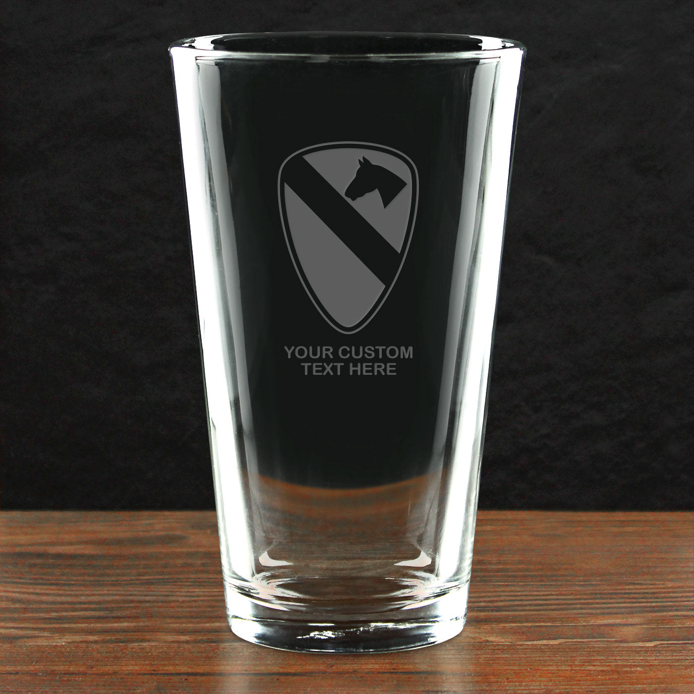 7.62 Design Army Pint Bicchiere vetro 16oz personalizzato