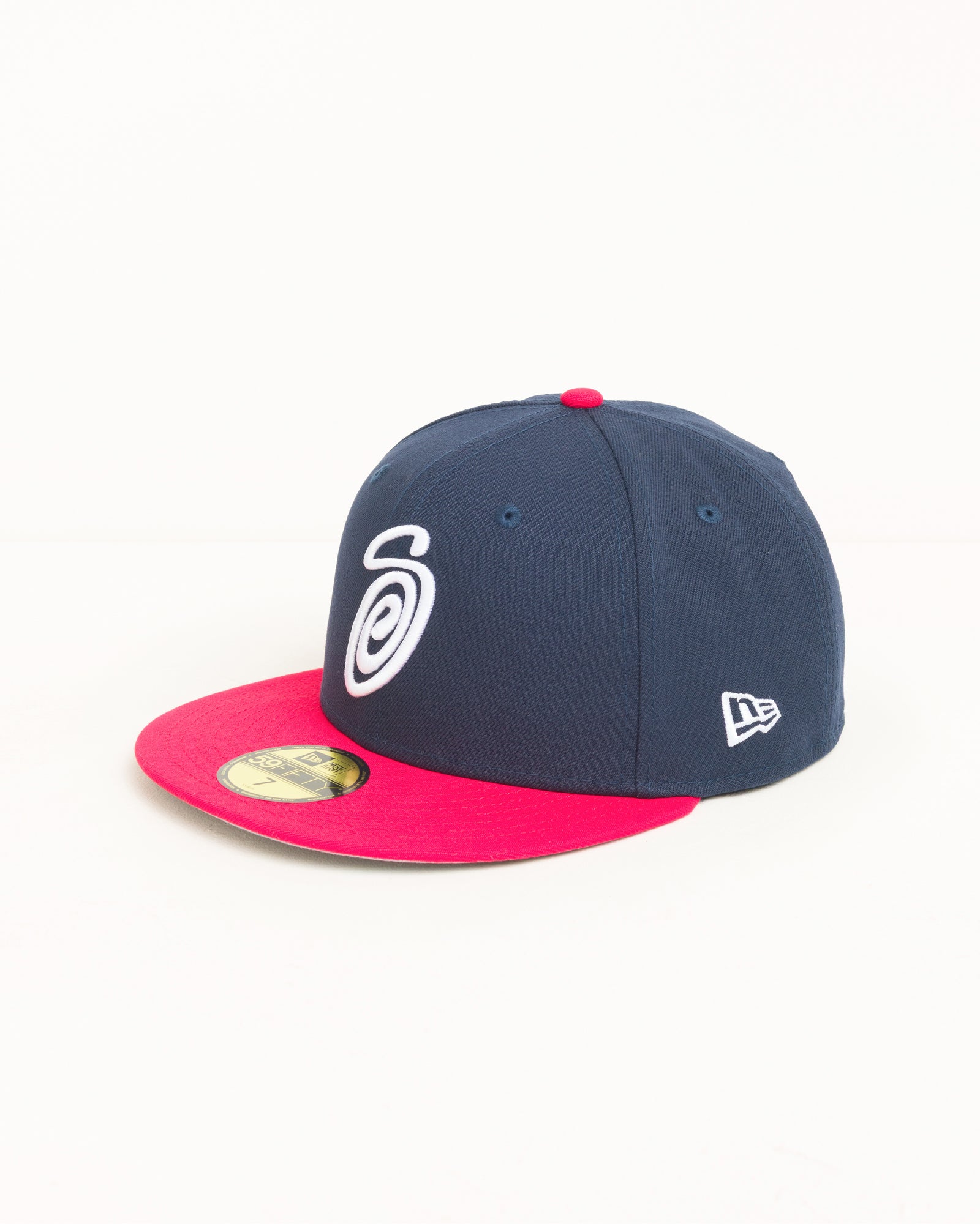 Stussy 59Fifty Swirly S Cap Cappello Navy/Red Poliestere