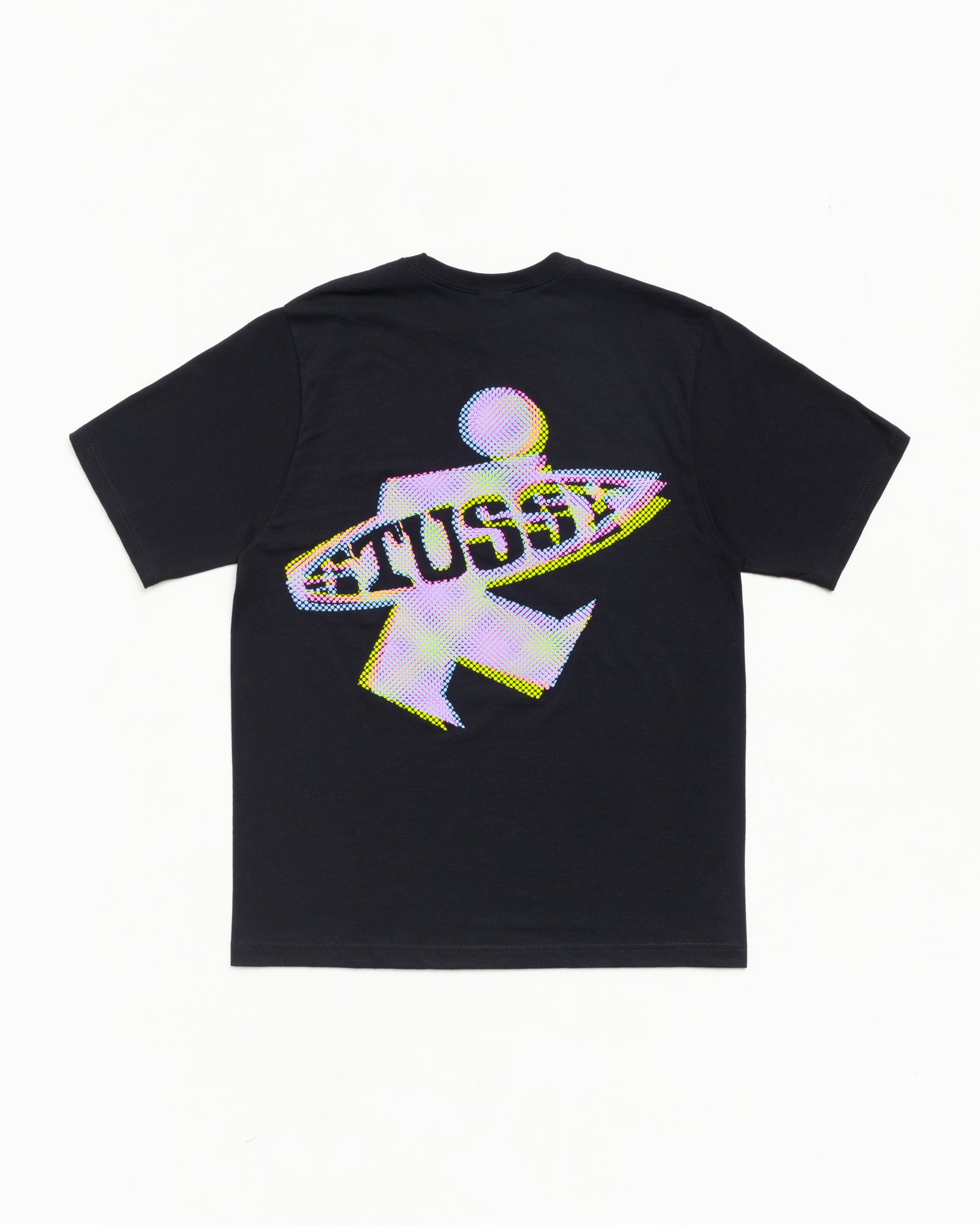 Stussy Dot Surf Puff Print Tee t-shirt nera cotone