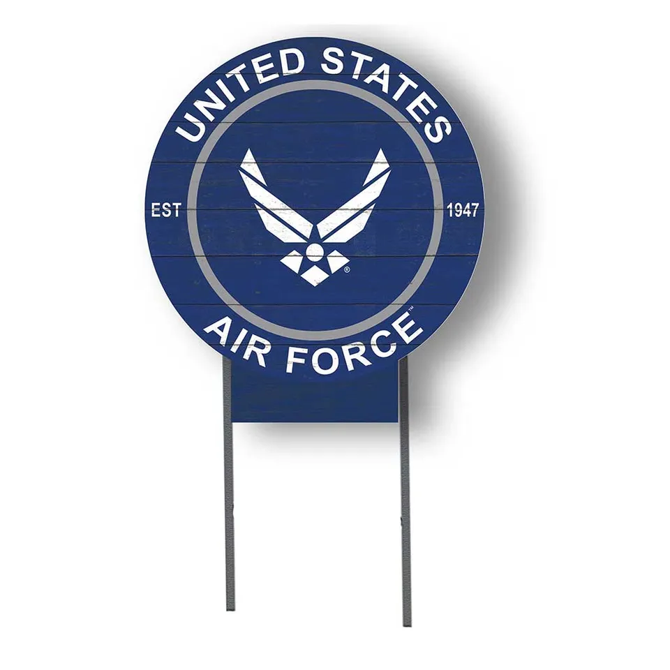 7.62 Design Air Force Logo cartello PVC giardino 20 pollici
