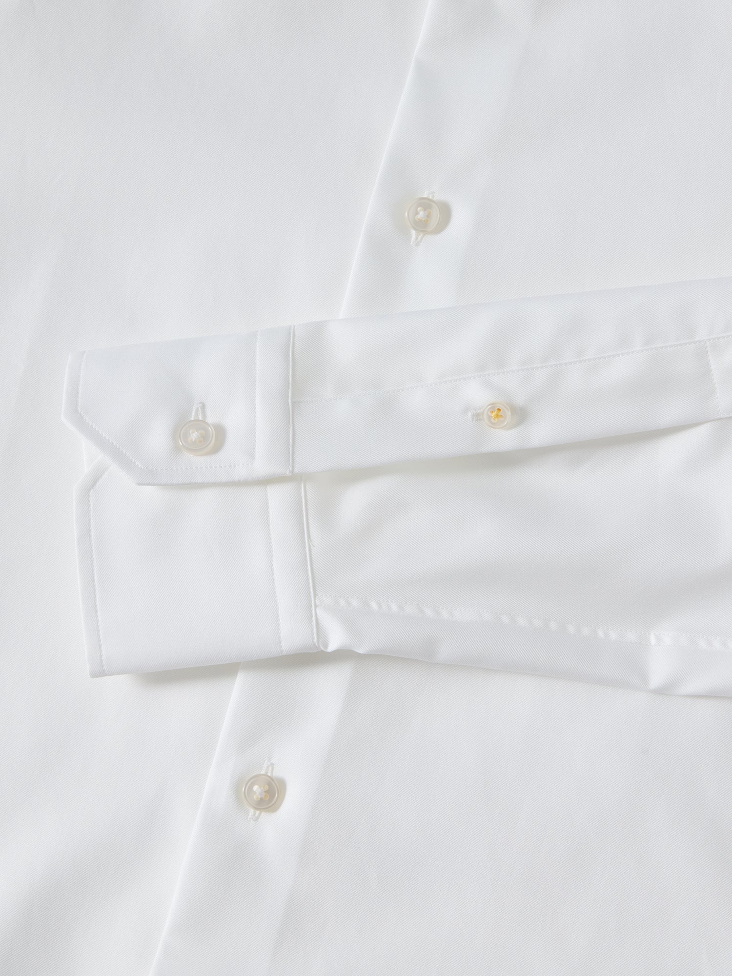 Robert Talbott Reynolds camicia twill bianca elegante