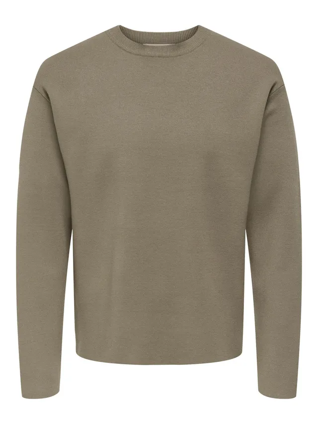 Only & Sons Onscooper RLX LS Maglione Uomo L Girocollo