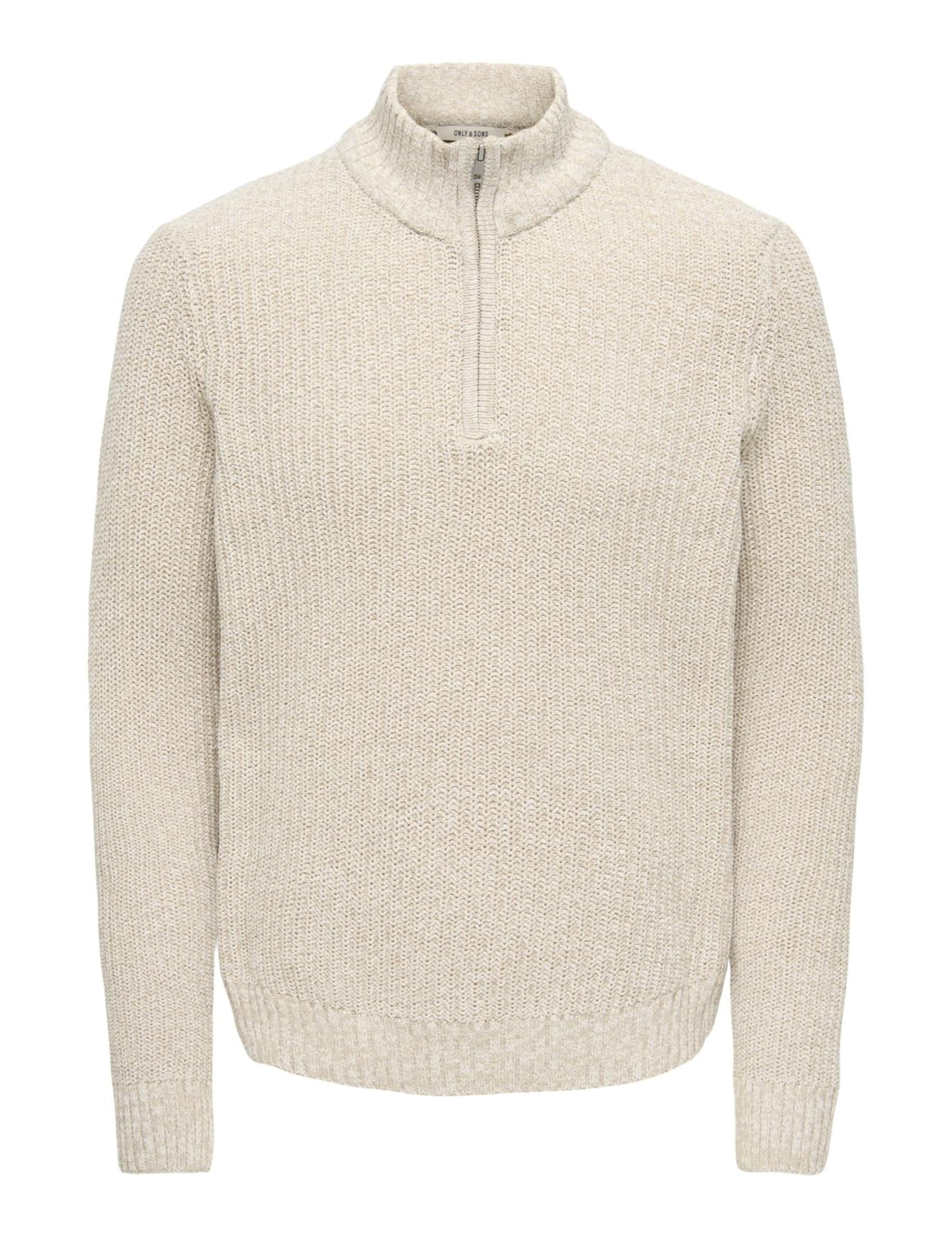 ONLY & SONS Onjoin pullover uomo argento manica lunga