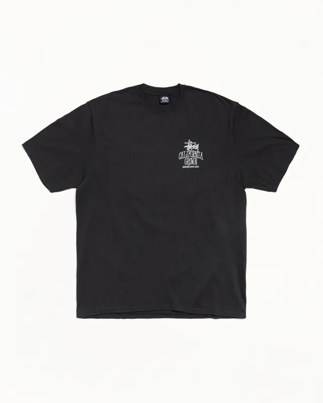 Stussy Cali Grown Tee maglietta nera cotone 220gsm