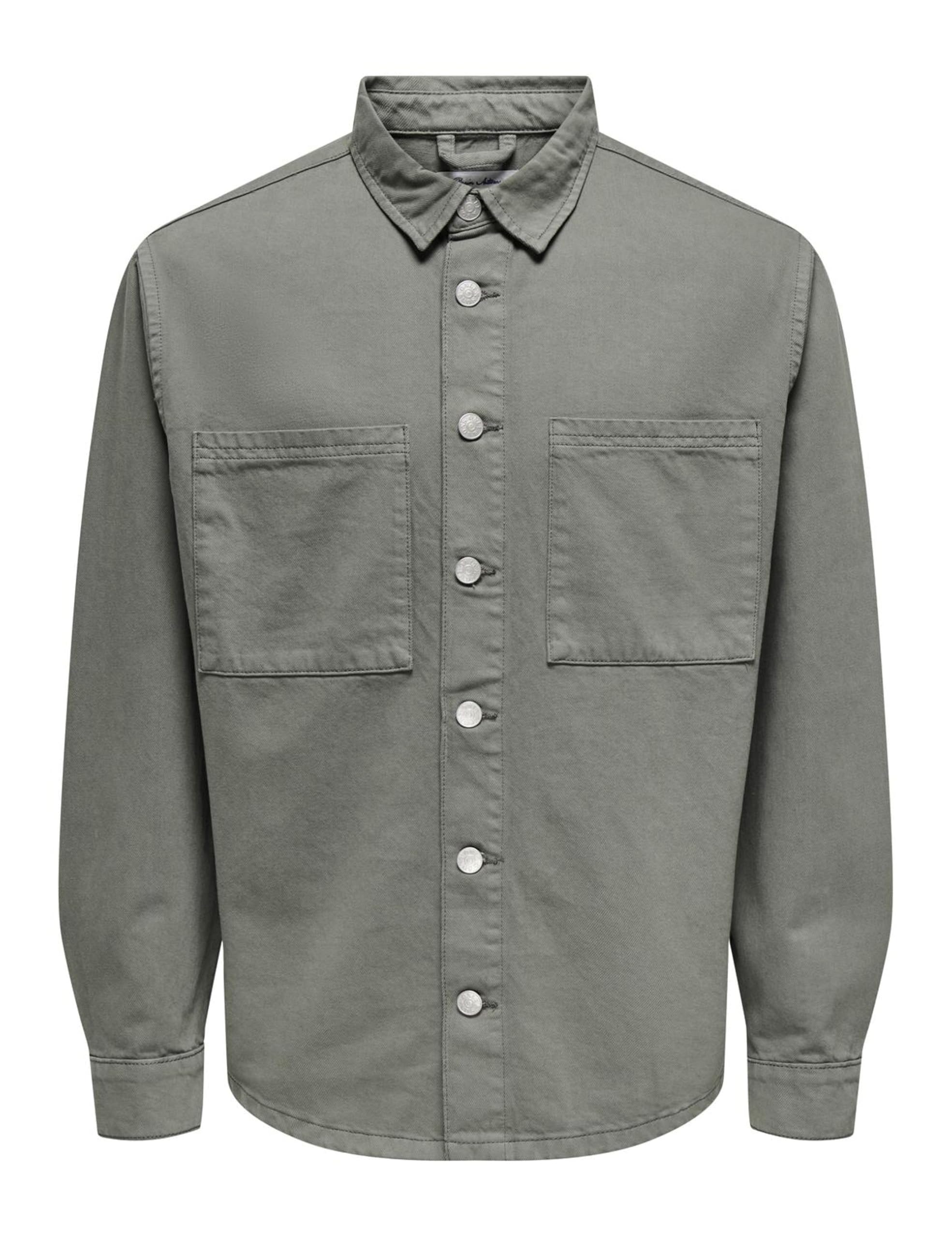 Only & Sons Onsalp Box Azg Giacca Jeans Uomo Cincillà