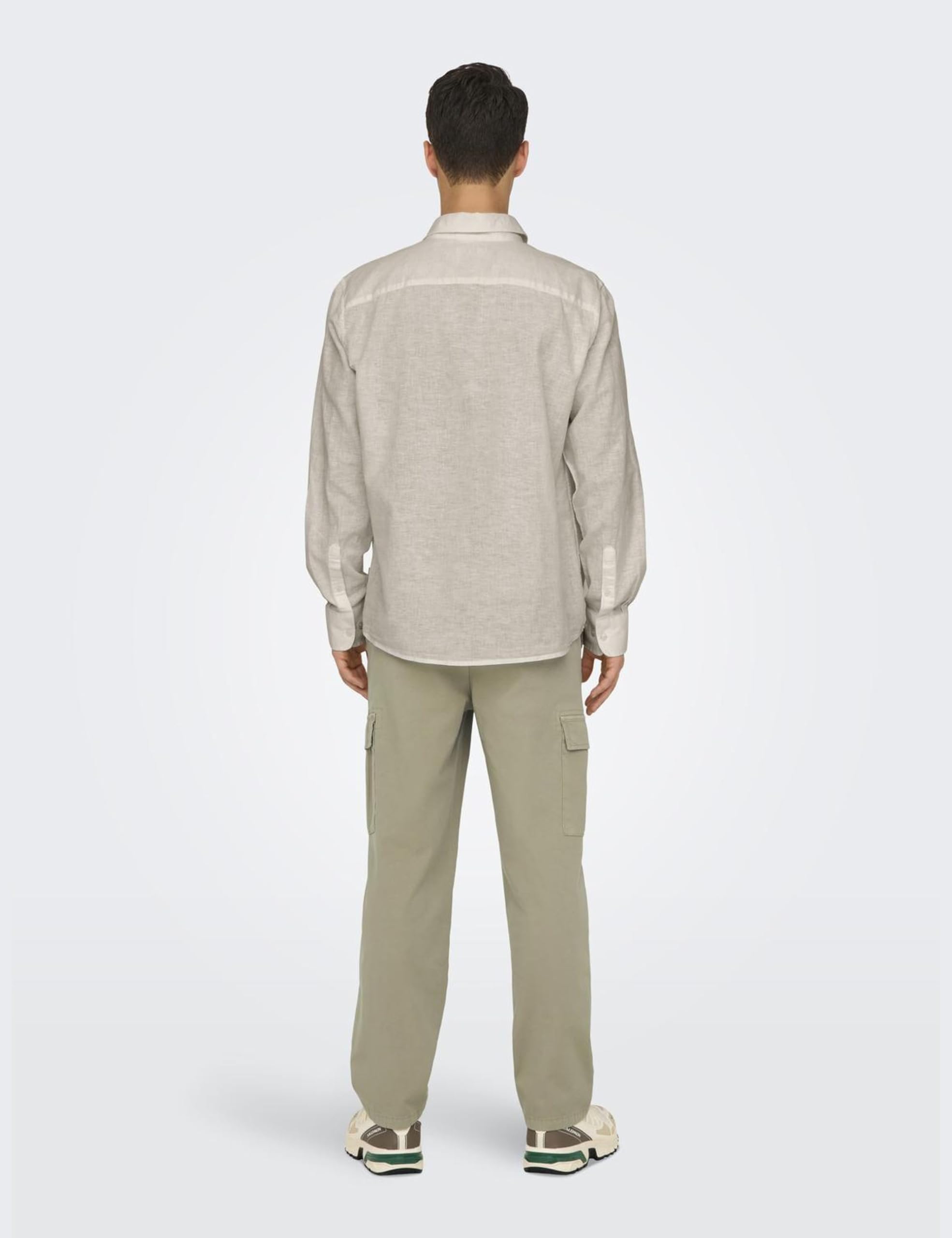 ONLY & SONS Onscaiden Shirt camicia uomo Bianco taglia S