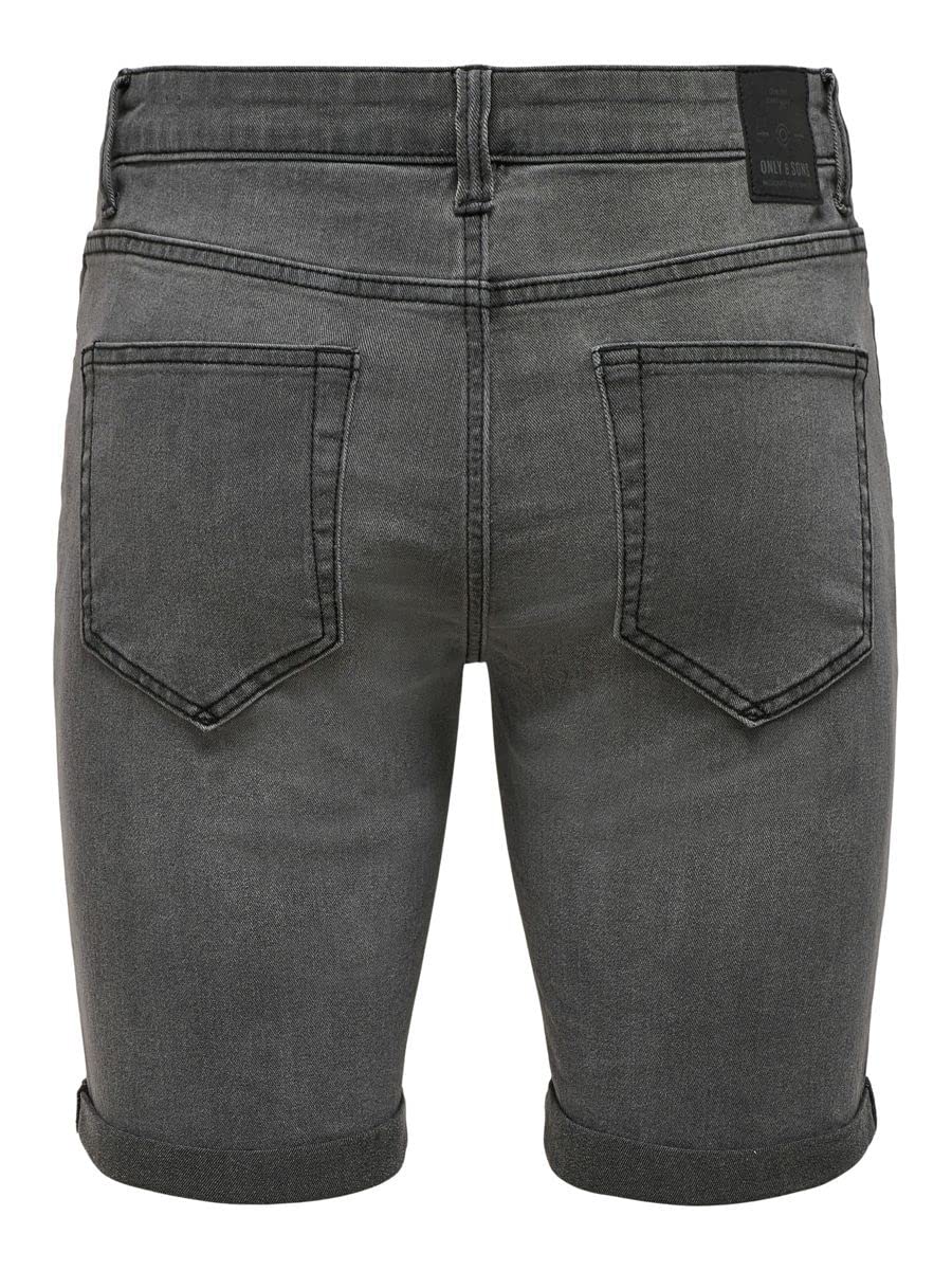 ONLY & SONS Pantaloncini Jeans Uomo Denim Taglia XL