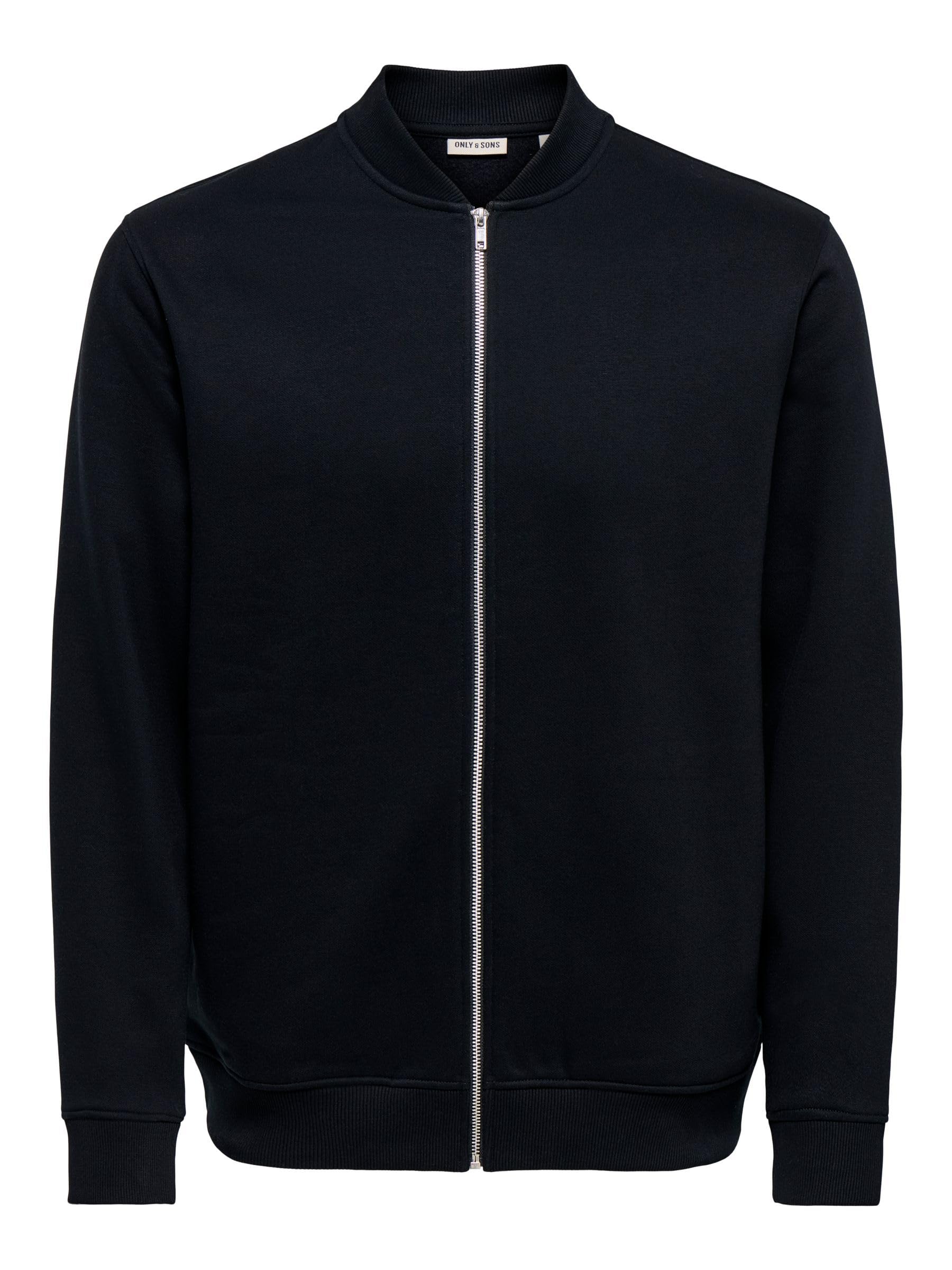 Only & Sons OnsCeres Felpa Uomo Nero Girocollo Cotone
