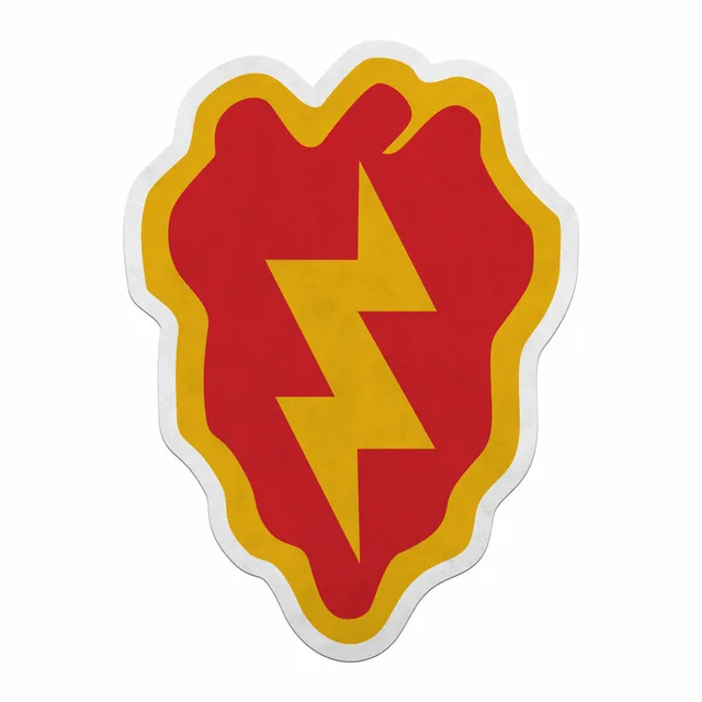 7.62 Design 25th Infantry Division gagliardetto feltro 46x33 cm