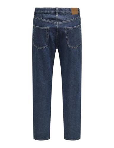 Only & Sons Onstye Loose Tapered Jeans 31W/32L Nero Delavé