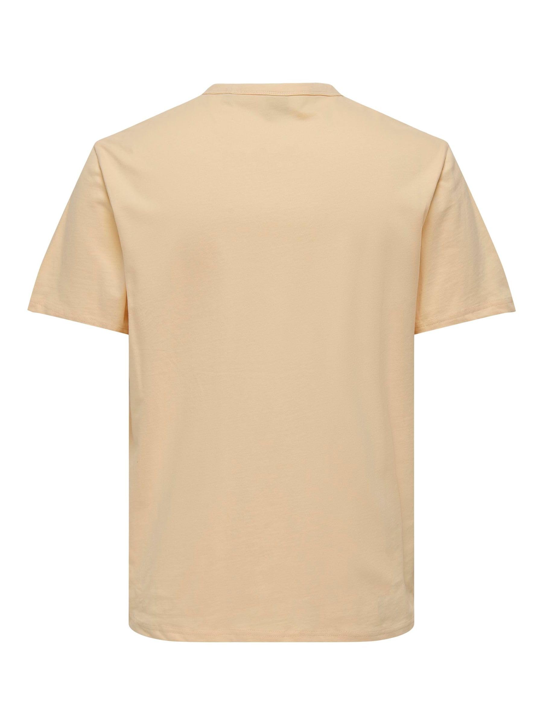 ONLY & SONS Onssmart T-shirt uomo L gialla cotone