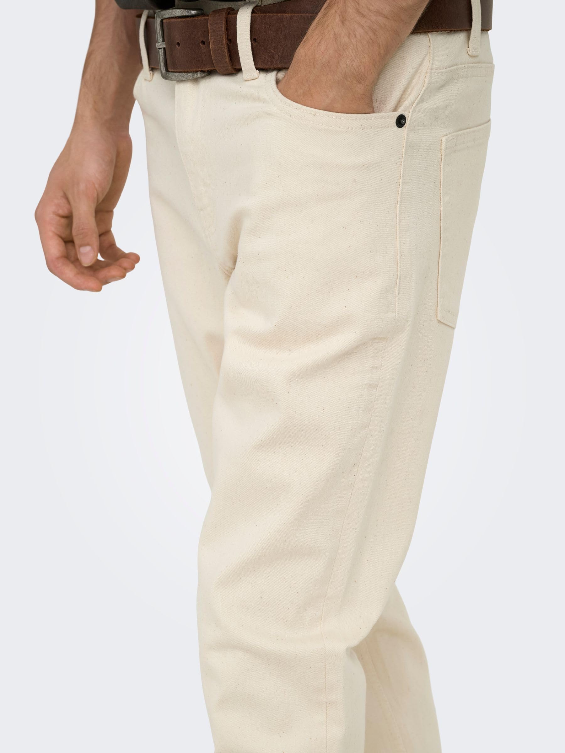 Only & Sons Onsloom Reg Ecru 8250 Jeans Uomo 31W/30L