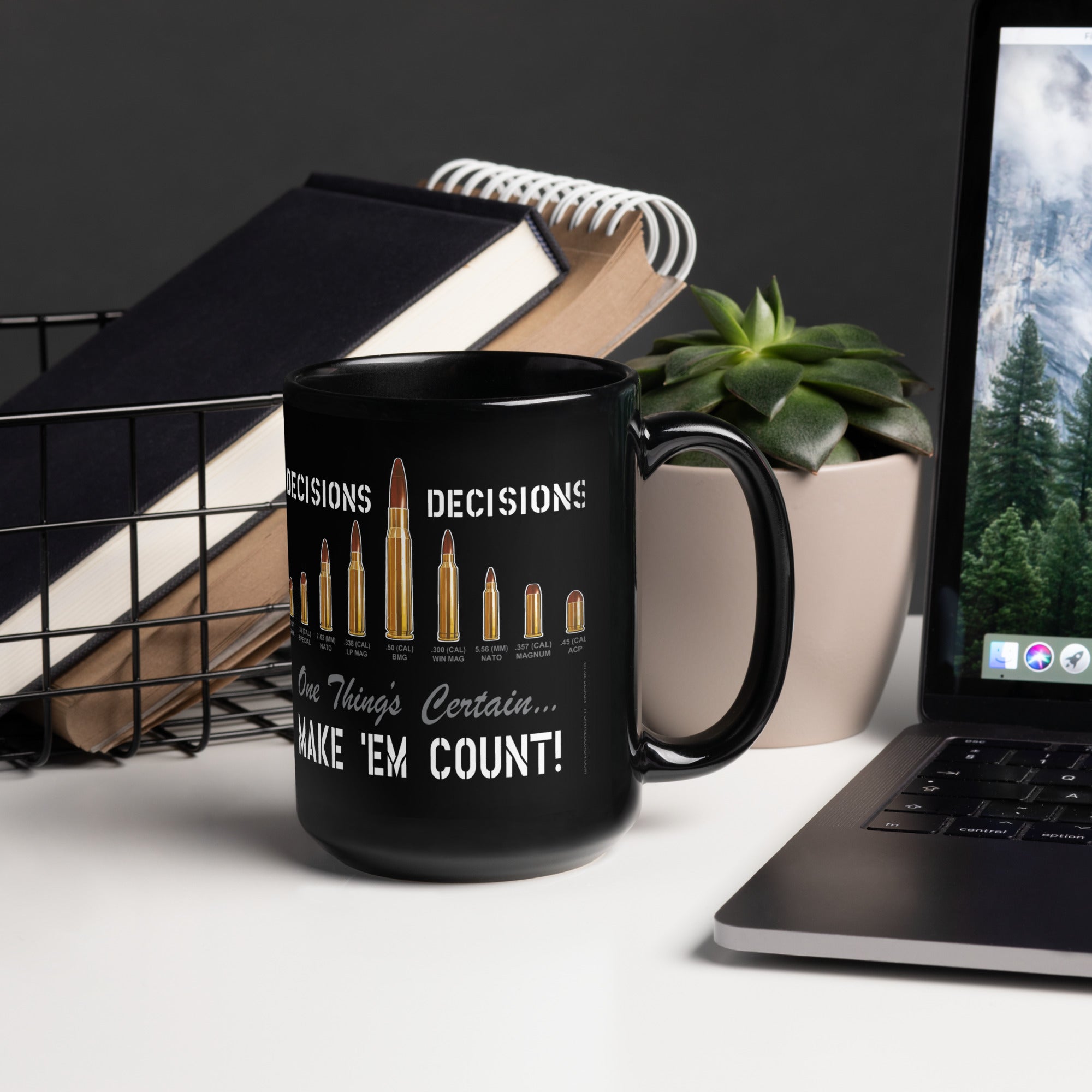 7.62 Design Decisions Decisions 2A tazza ceramica nera 443 ml