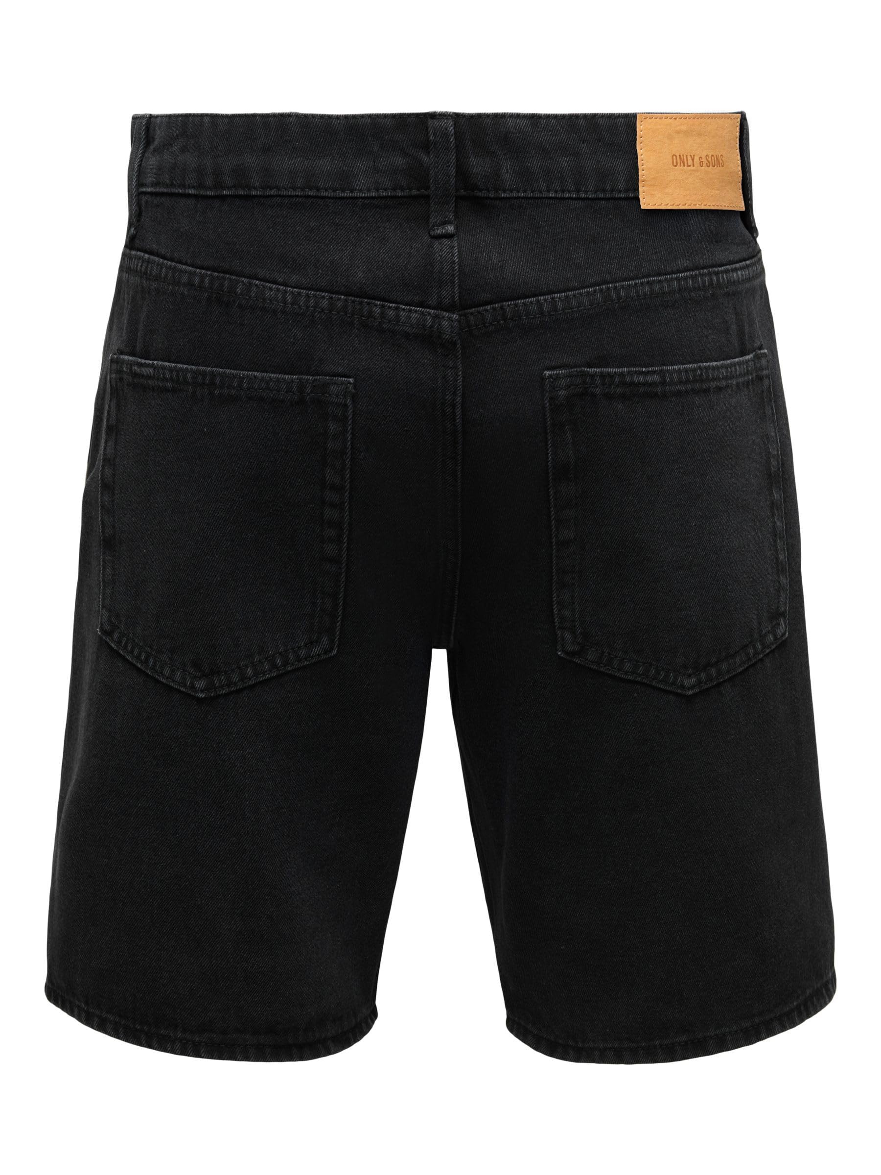 Only & Sons Onsedge Pim Box DNM Pantaloncini Uomo XS Nero Wash