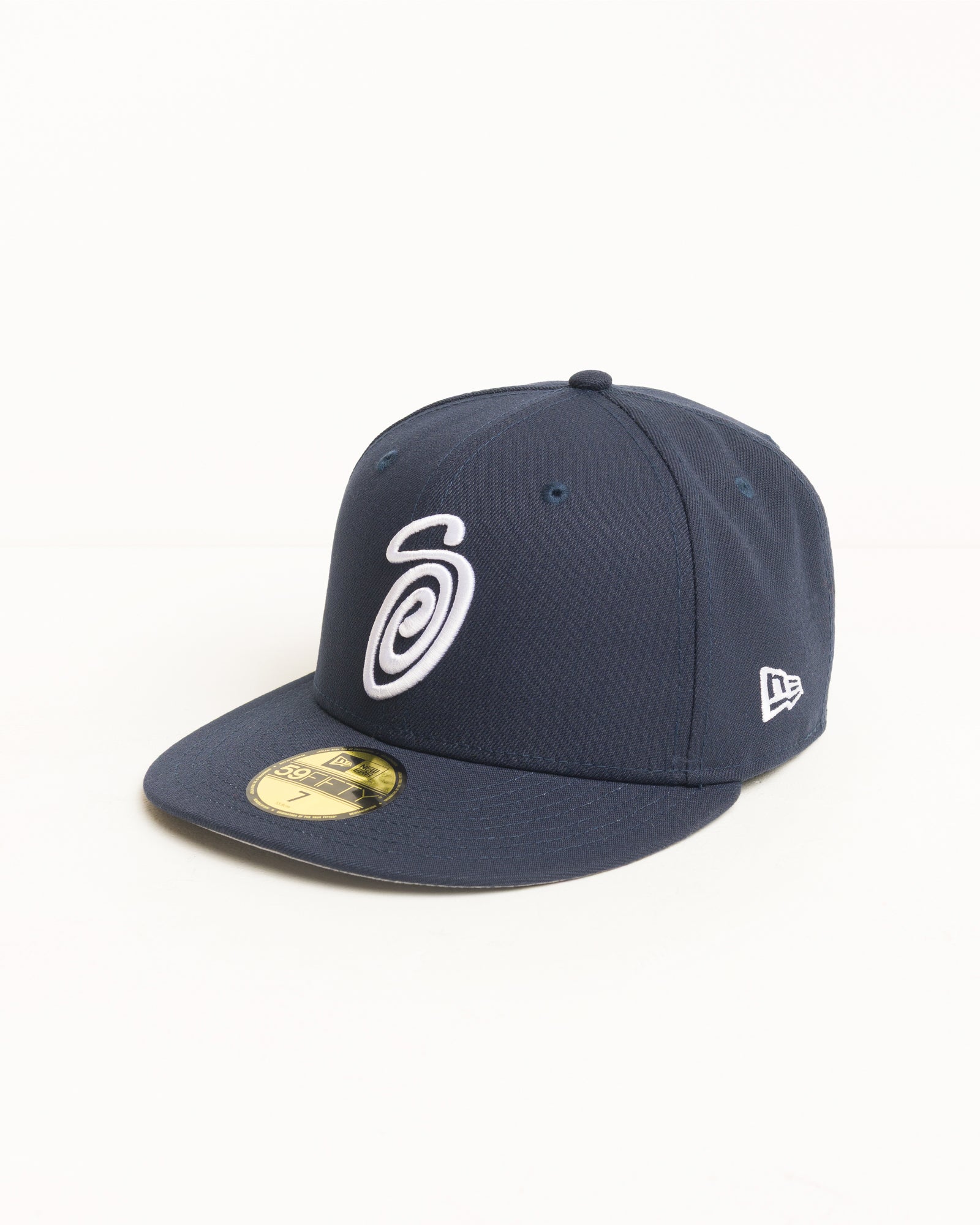 Stussy 59Fifty Swirly S Cap Cappello Navy New Era