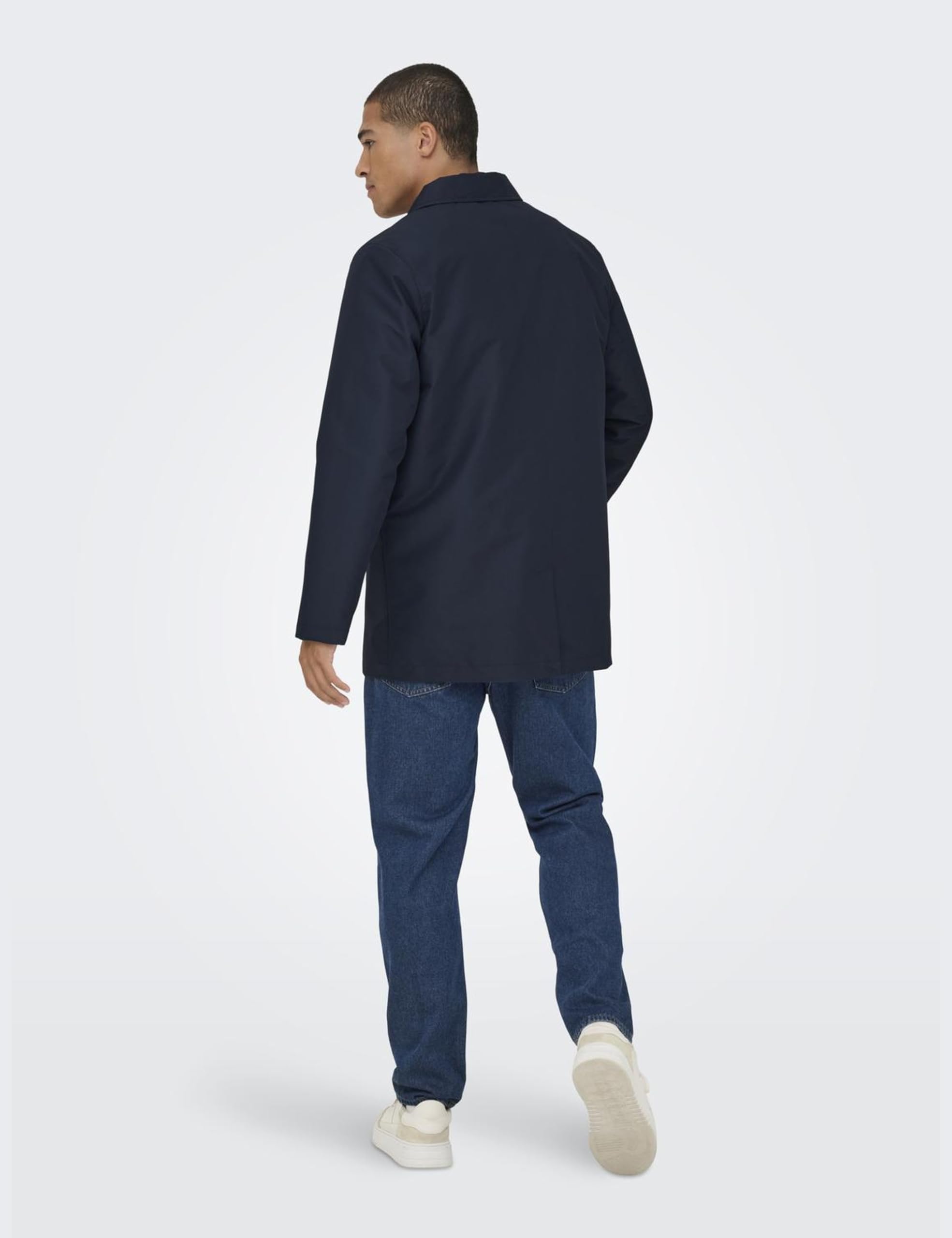 ONLY & SONS Onshall Coat Blazer Giacca Uomo L Blu Marine