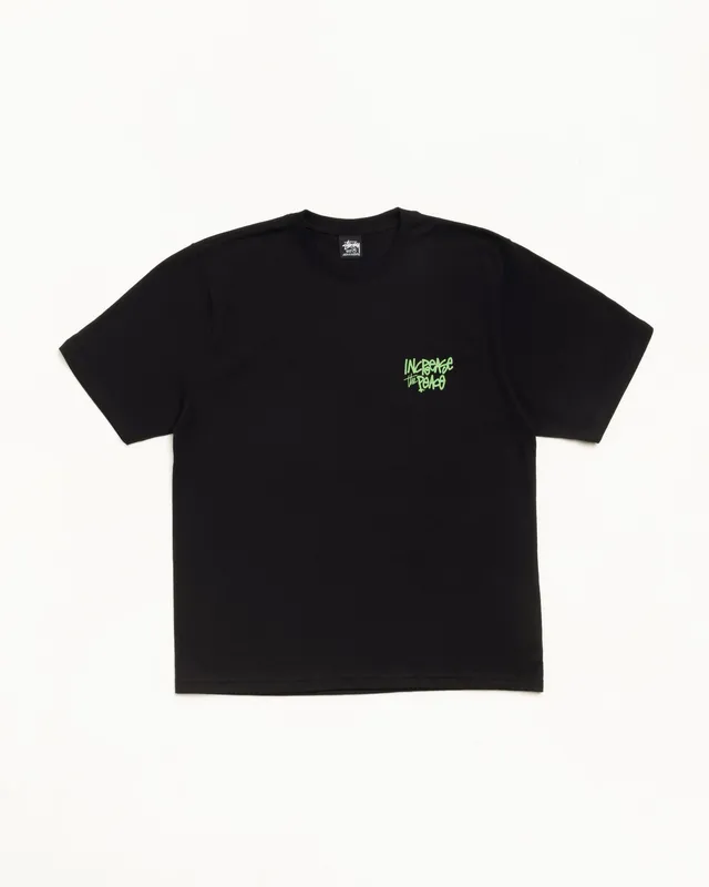 Stussy Peace Increased Tee maglietta nera cotone