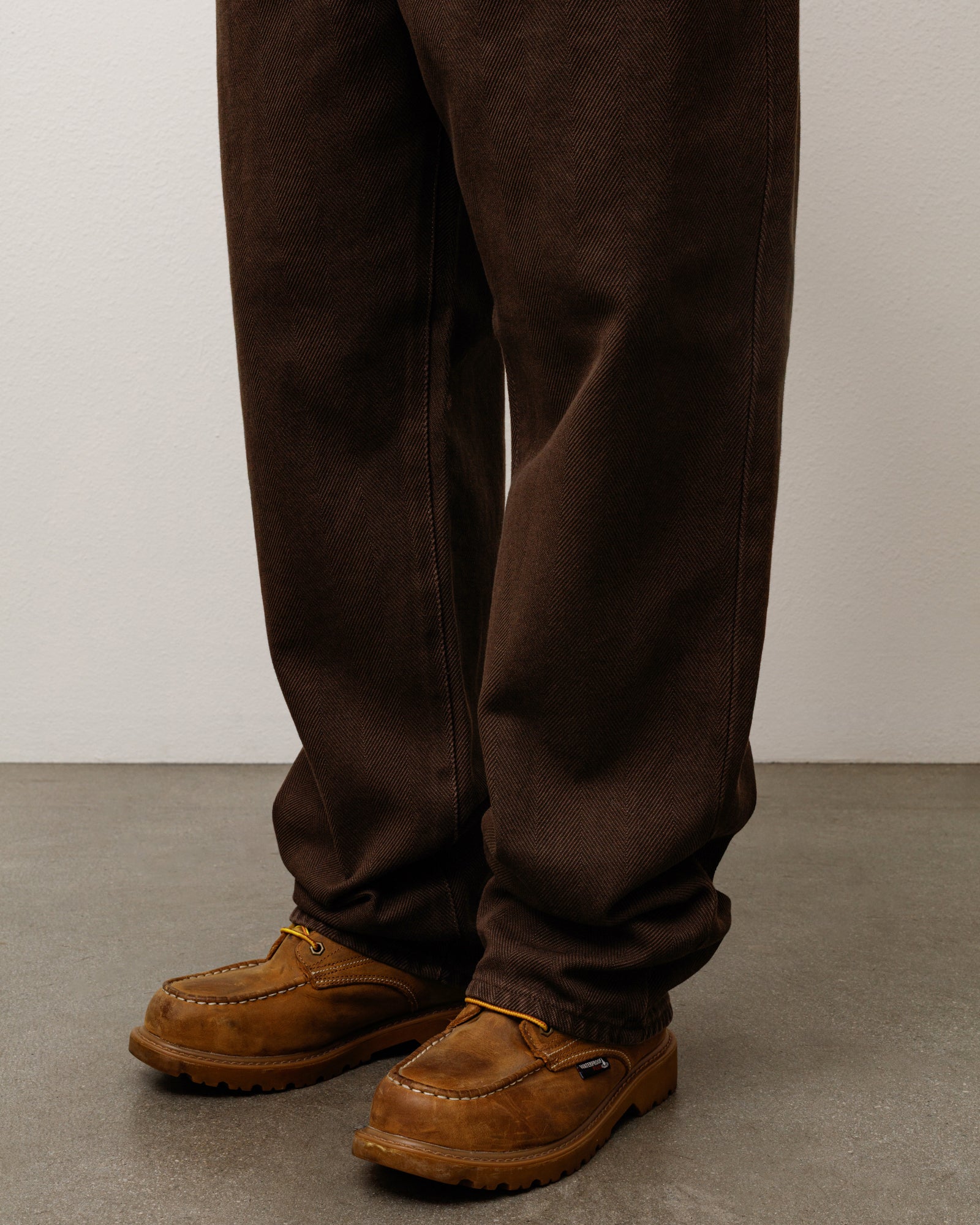 Stussy Big Ol' Jean jeans denim Brown Chevron