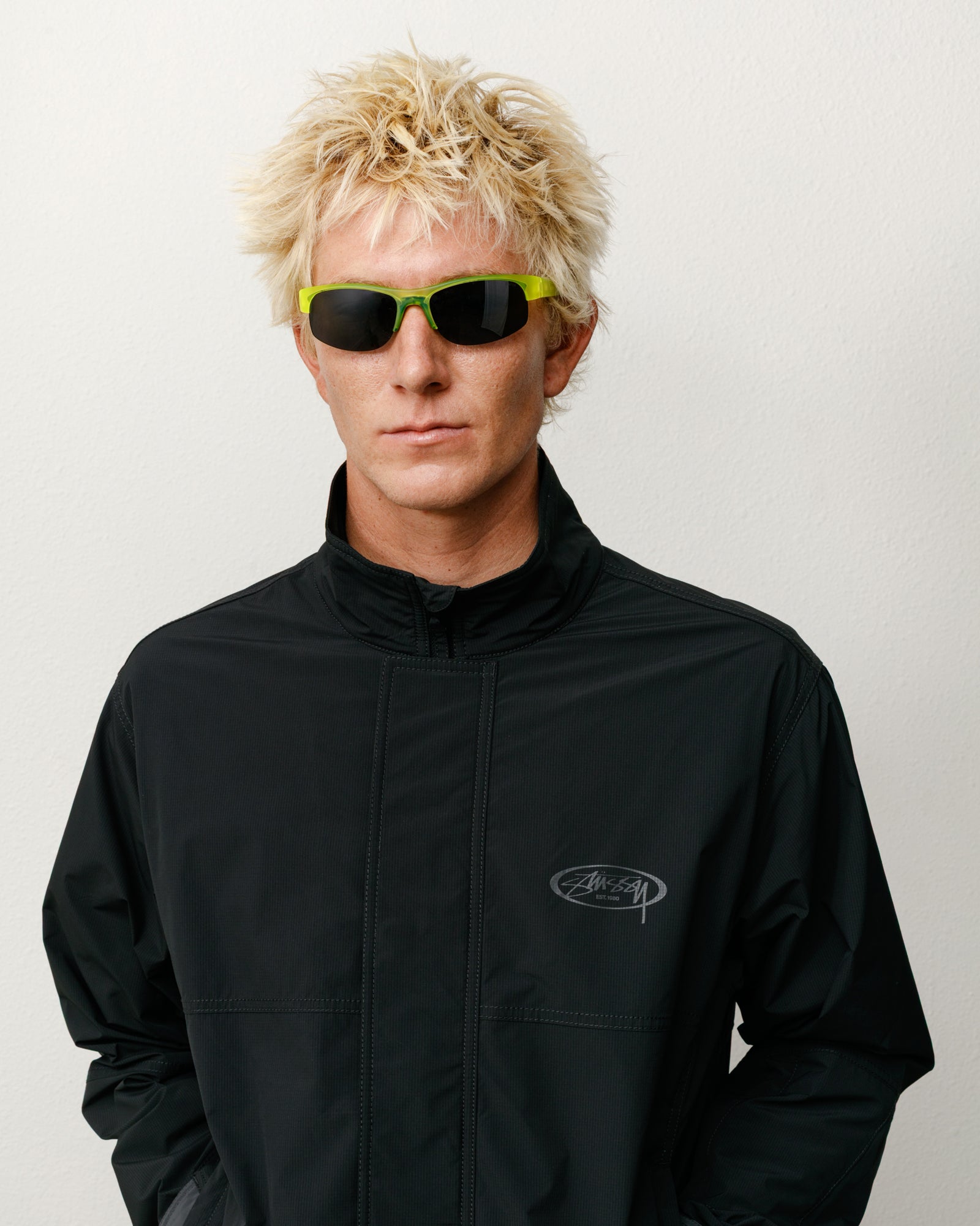 Stussy Hiro Sunglasses occhiali gialli lente polarizzata