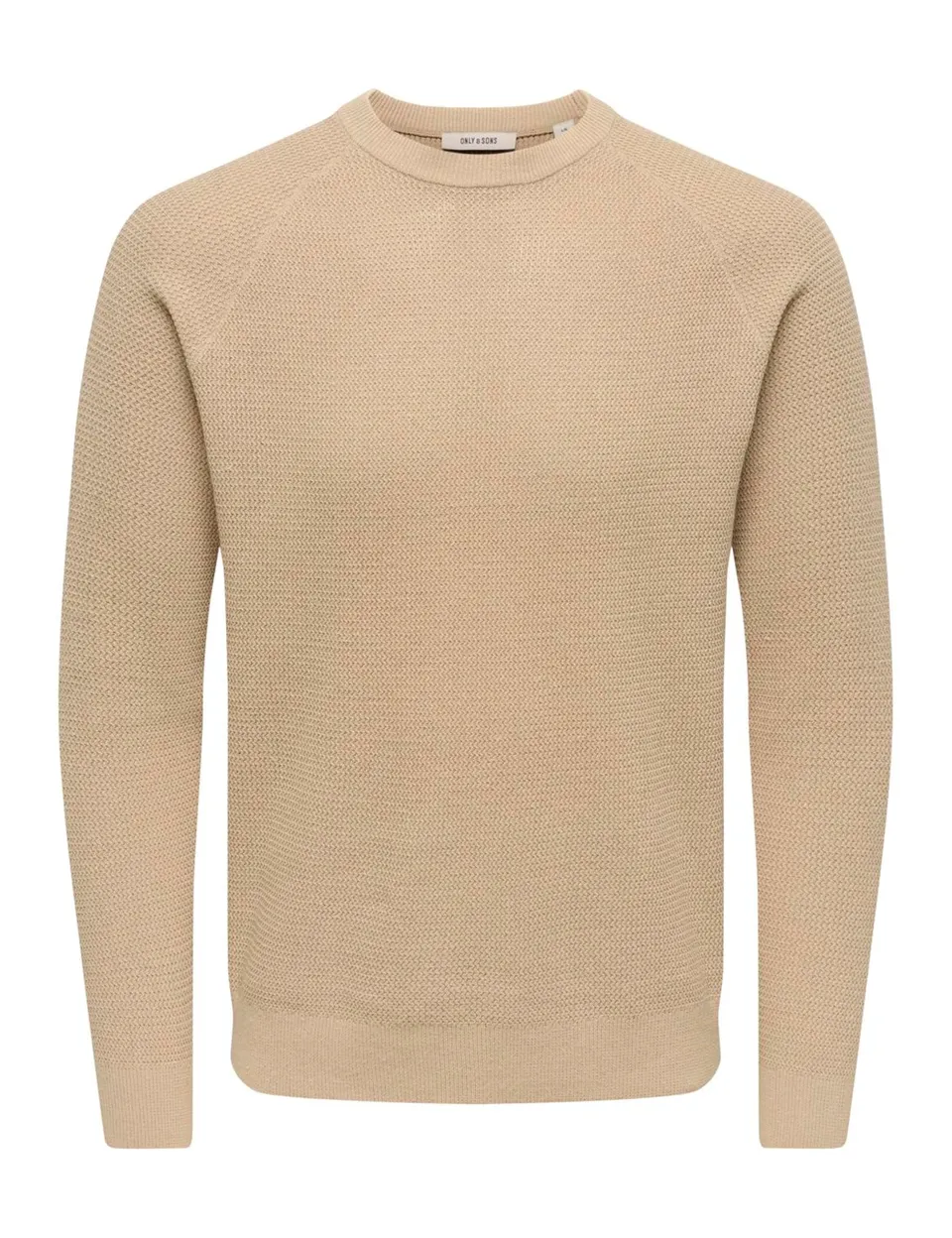 Only & Sons Onshay Reg LS Structure Crew Knit Maglione M