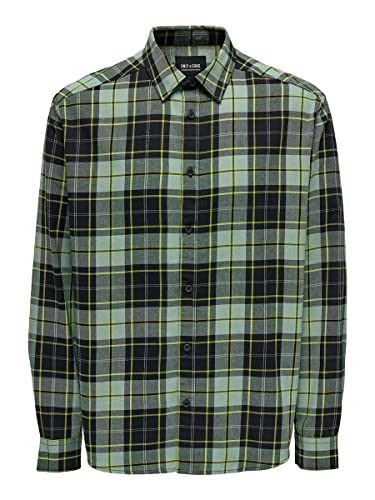 ONLY & SONS Yox Life Camicia Uomo XL a Quadri