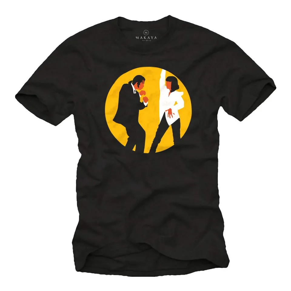 MAKAYA T-Shirt Uomo Mia Vincent Dance Maglietta 3XL Cotone
