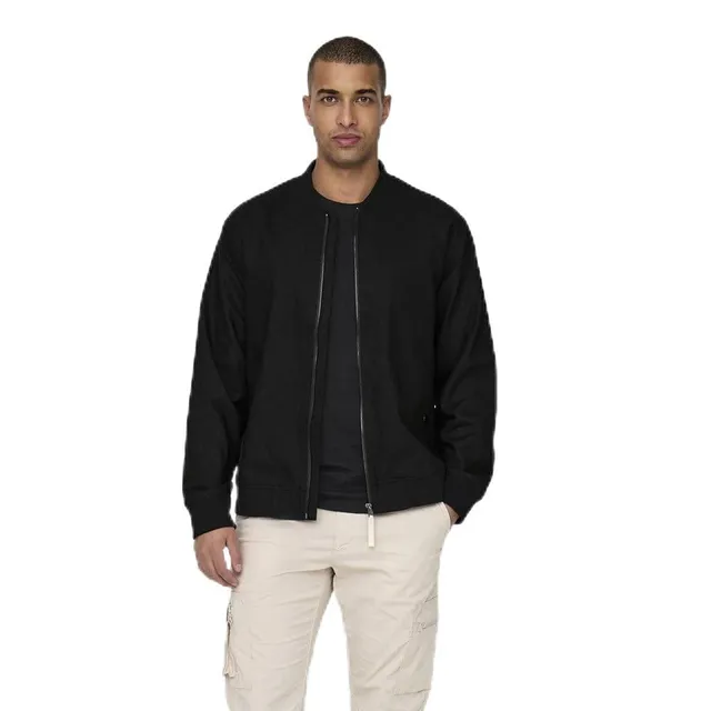 Only & Sons Kent Otw giacca uomo cotone lino taglia M