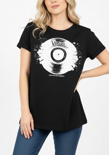 Makaya T-Shirt Donna Cotone M Vinile Musica
