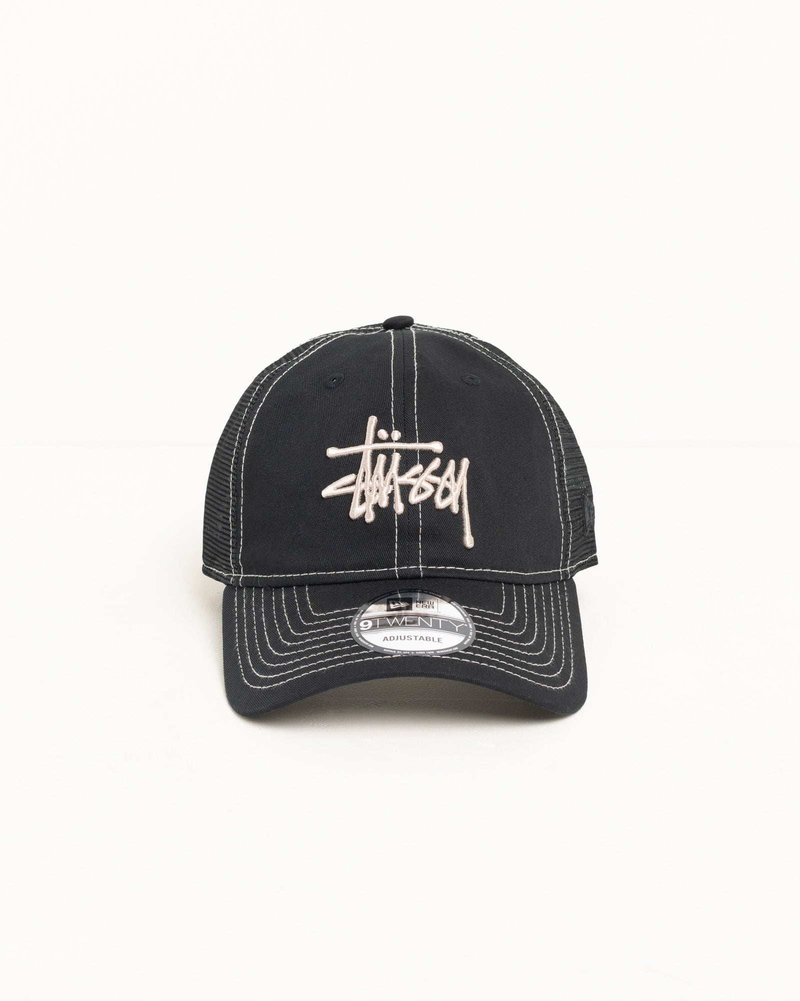 Stussy 9Twenty Basic Trucker cappello nero cotone taglia unica