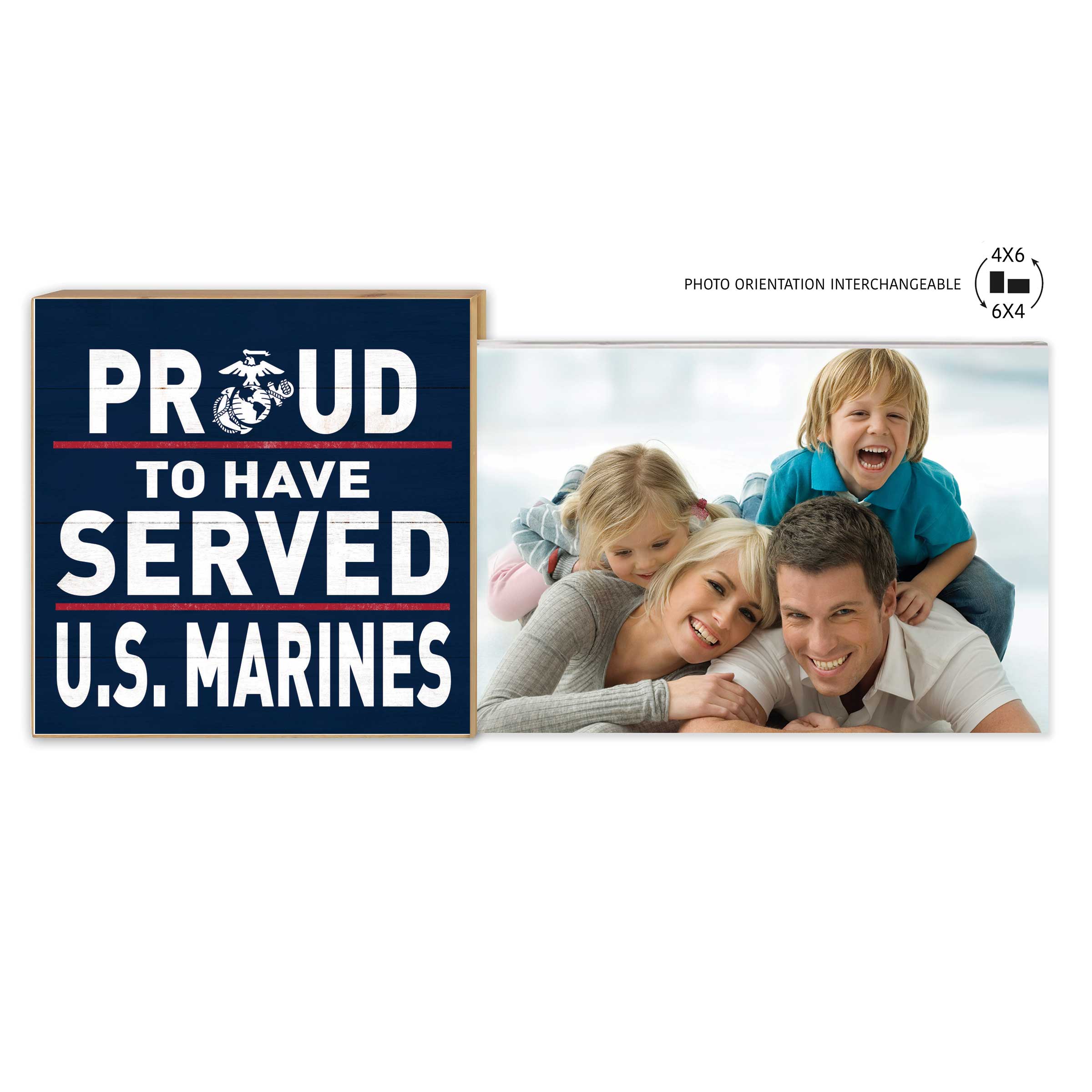 7.62 Design Proud Served cornice foto 4x6 USMC