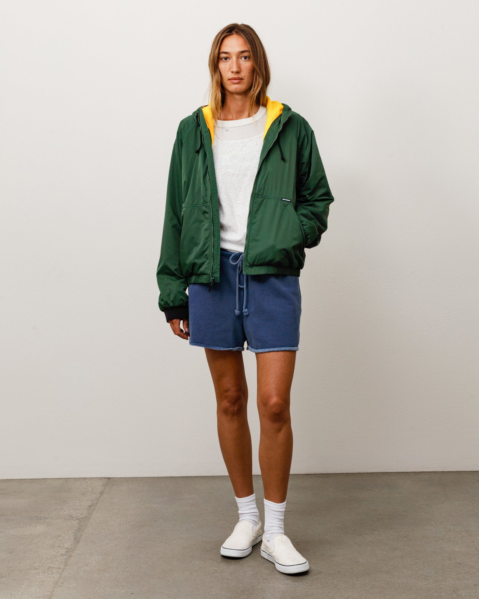 Stussy Coastline giacca forest nylon con pile